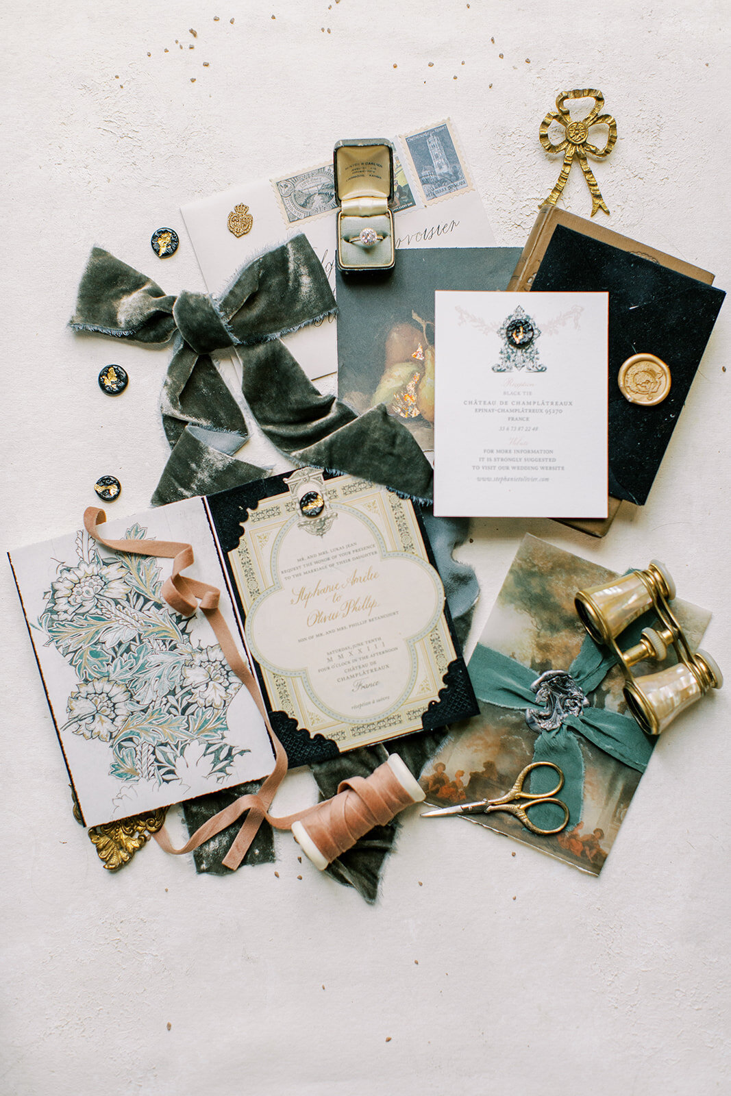 Pretty Stock Images Paris Chateau Wedding - 105