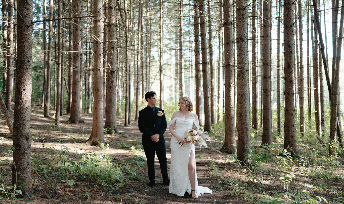 Wooded Wisconsin Wedding