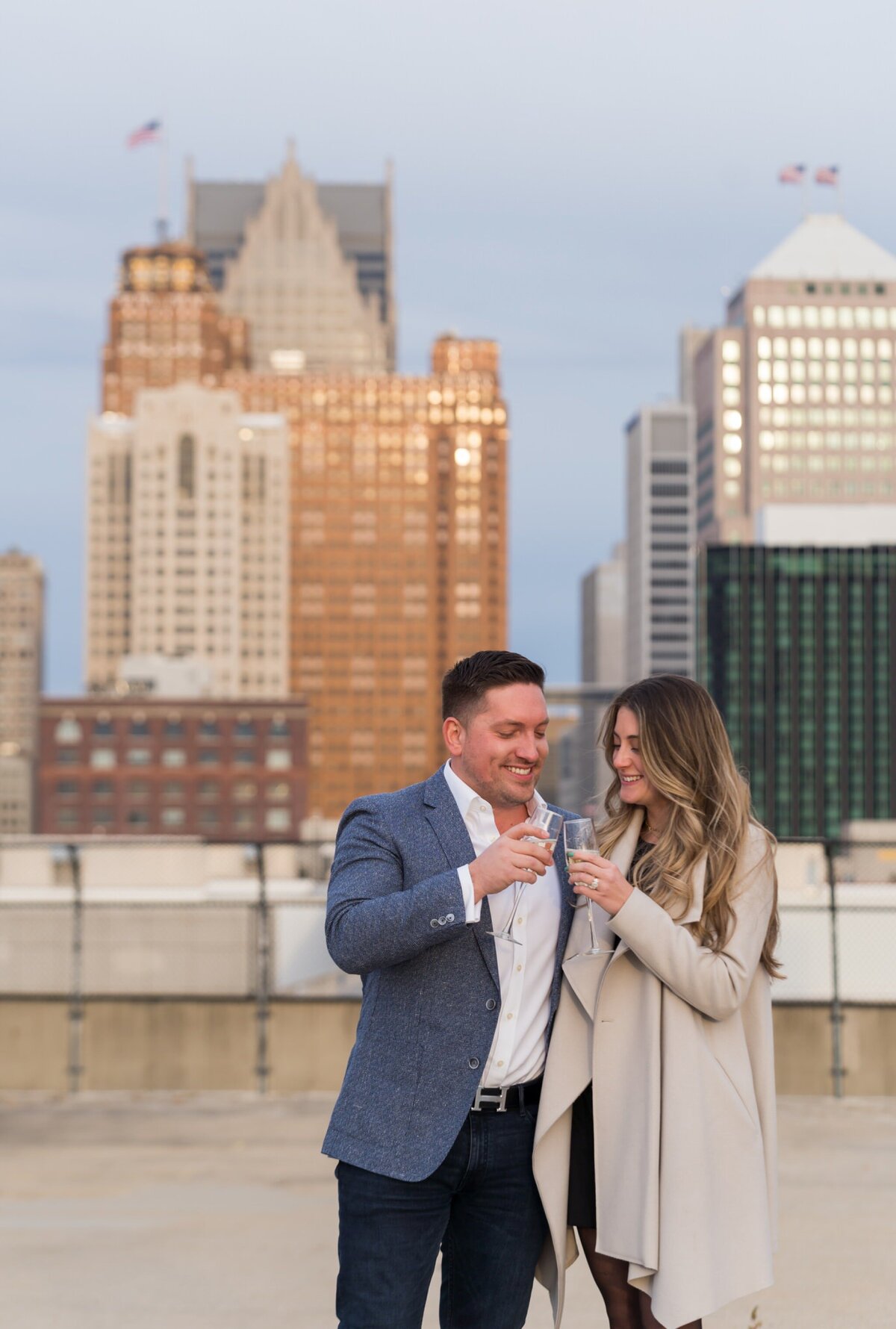 rooftop proposal in Detroit 20