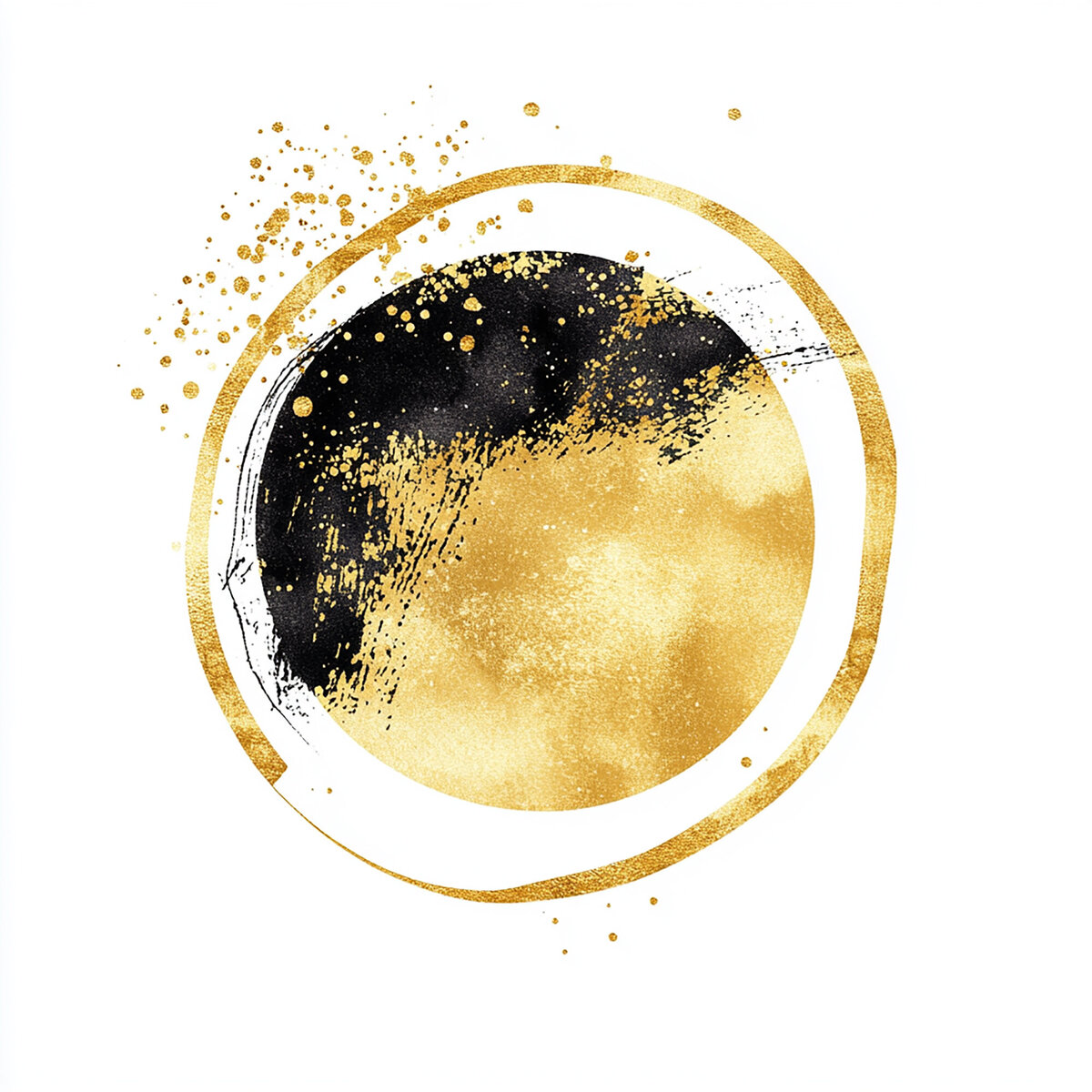 WatercolorMark_2000 px - Gold Asset