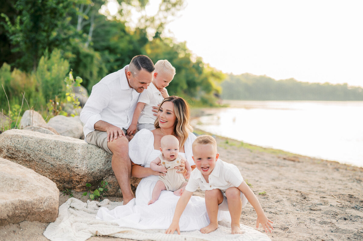 Minnesota Family Beach Photo Session