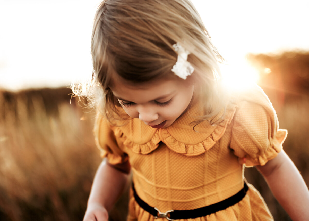 Golden Hour Childrens Photoshoot in Denver Colorado