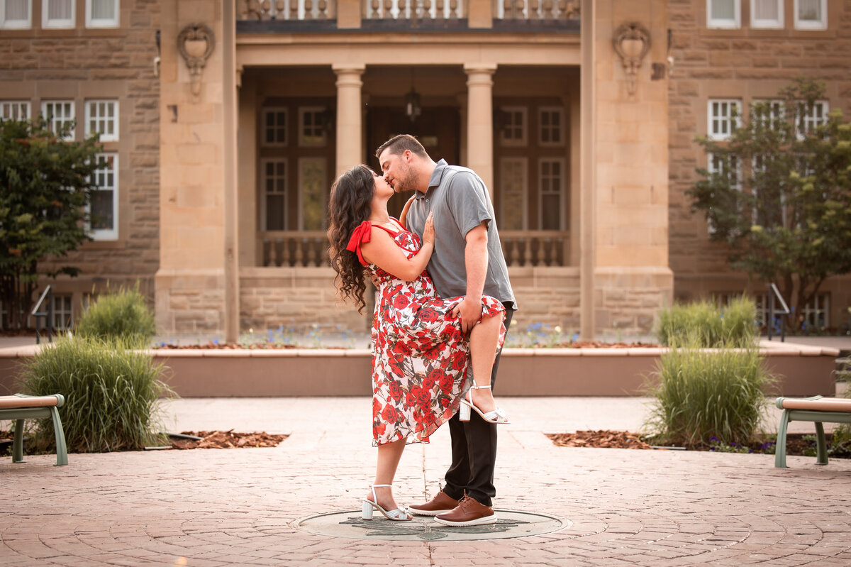 Engagement Photos at the Government House Edmonton