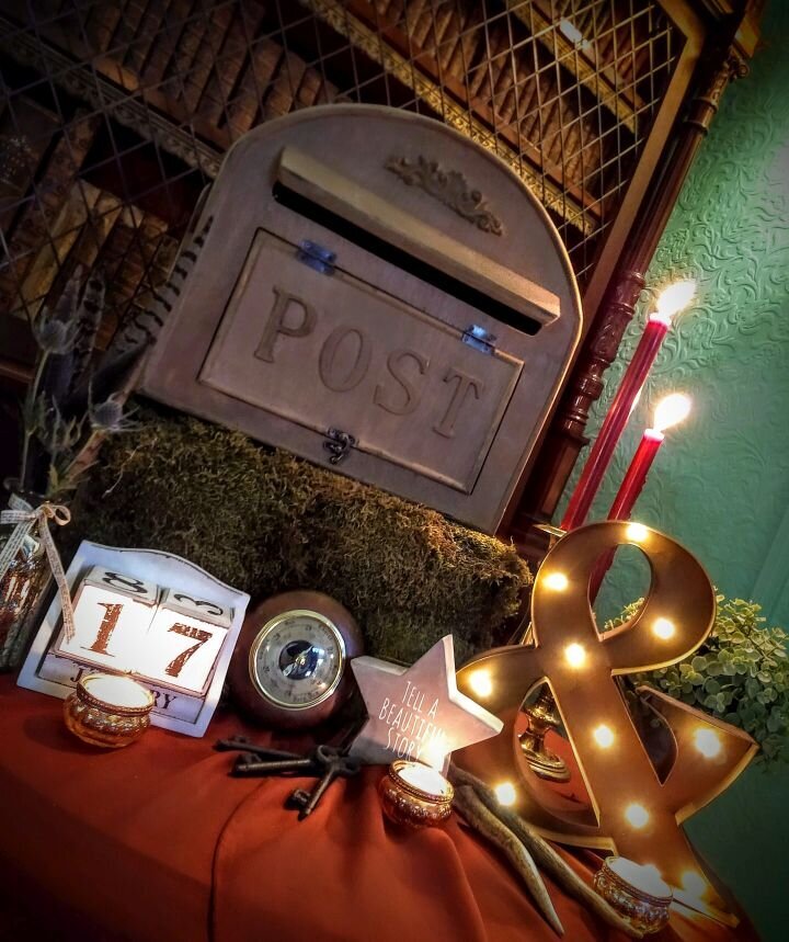 Rustic red and gold wedding 4