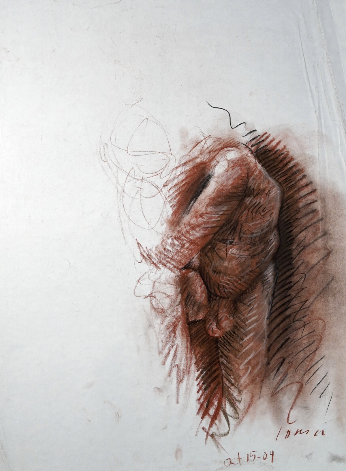 Brent Ray Fraser Figurative Nude Drawing 2001 - 07