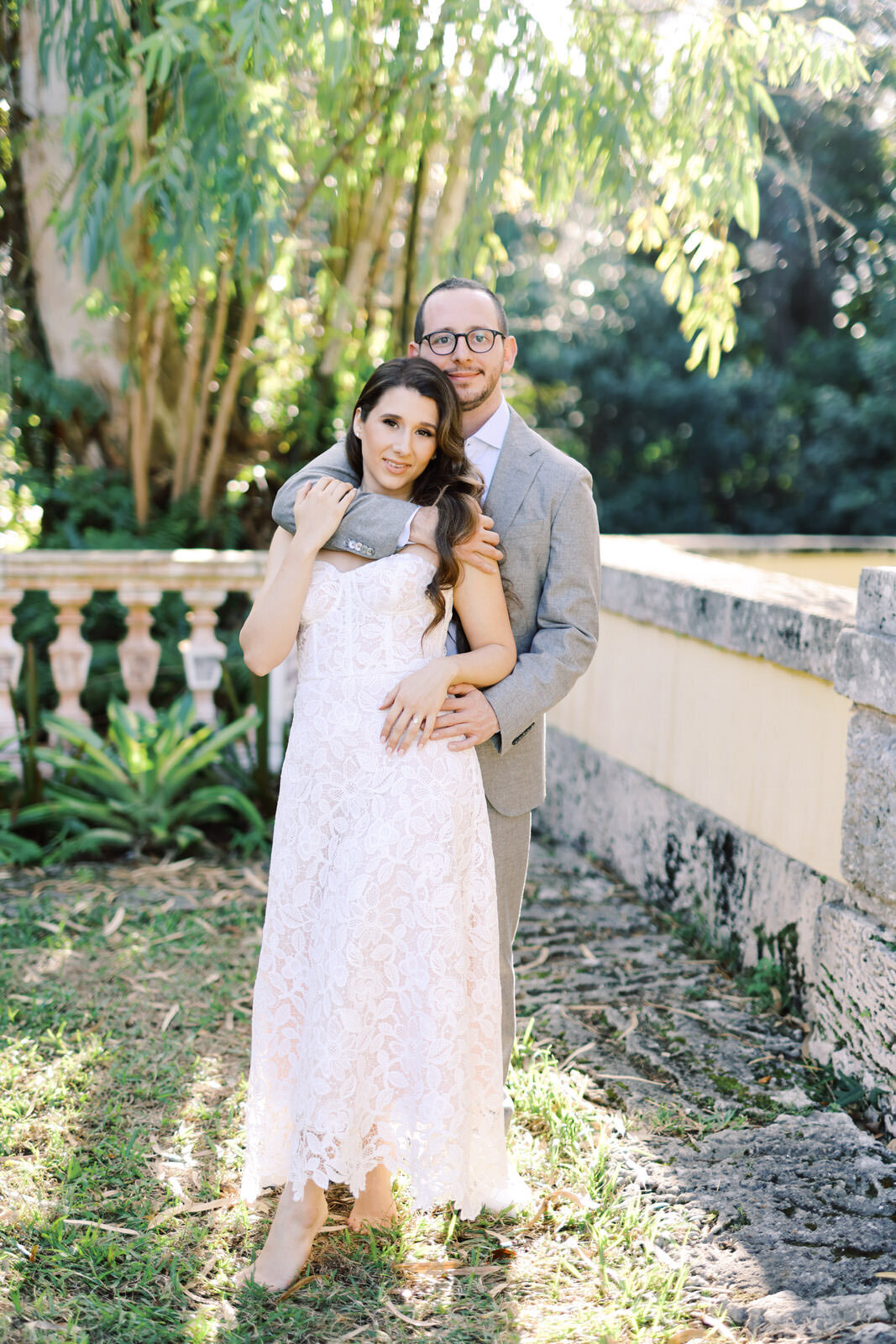 A Stylish and Chic Engagement Session at Vizcaya Museum in Miami Florida 3