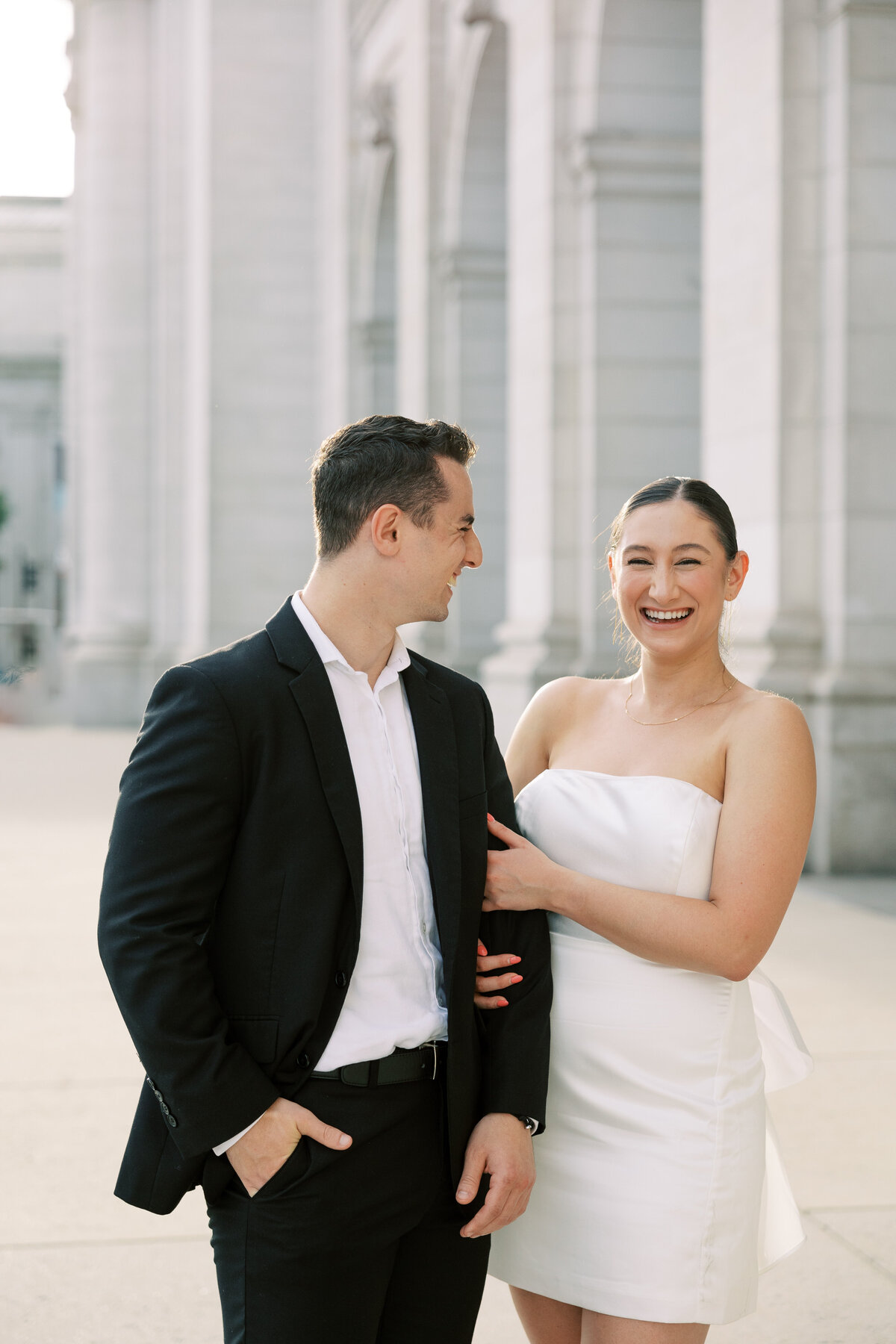 Alexa  Kyle DC Union Station Engagement Session_DC Wedding Photographers_0014