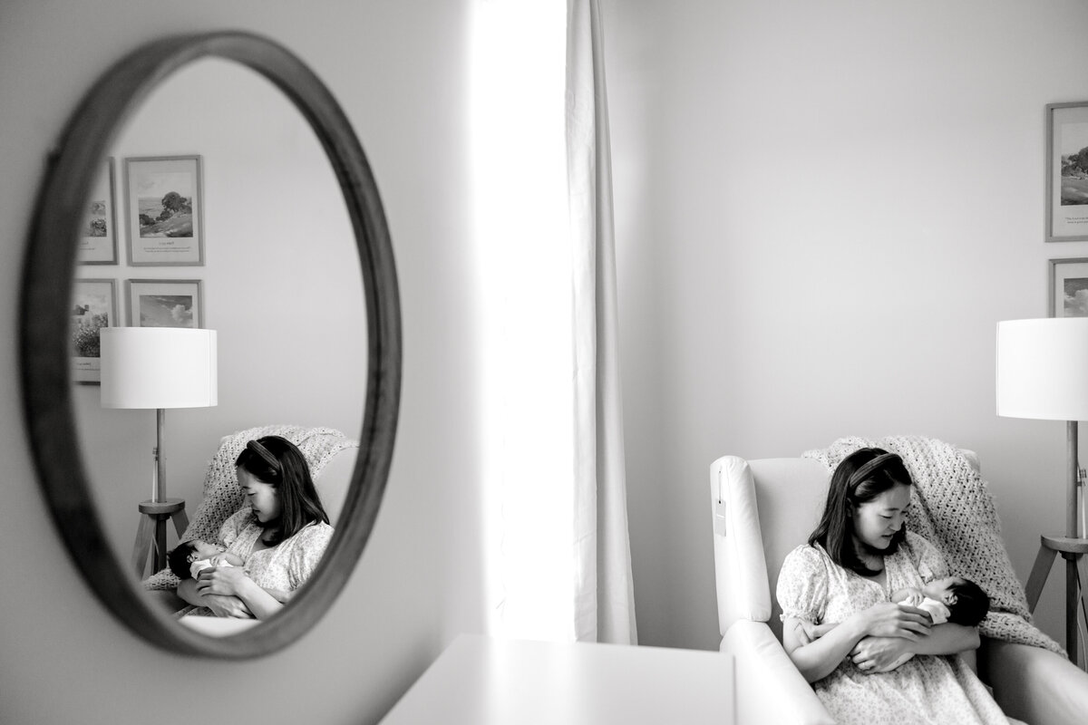 In Home Newborn Photo Session Nashville TN