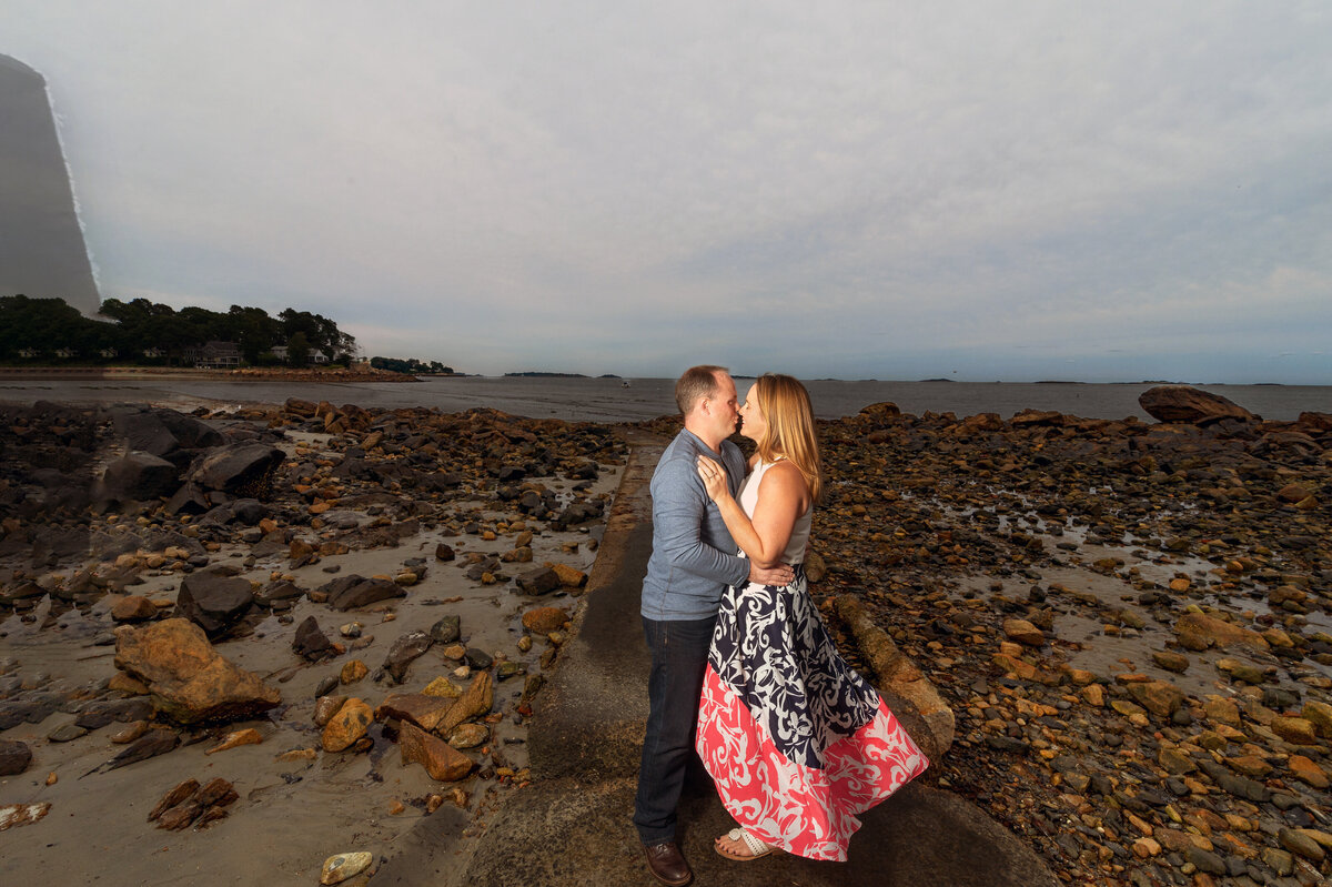 Lynch Park Beverly MA engagement