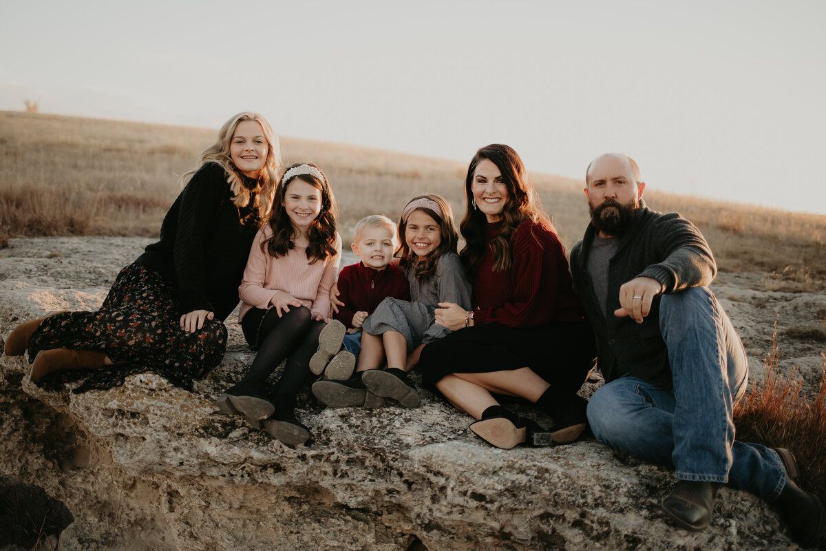 FAMILY SESSION ON CLIENTS LAND