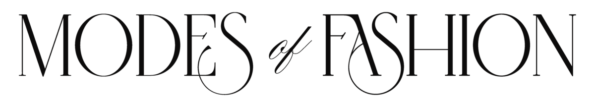 Modes of Fashion secondary logo black