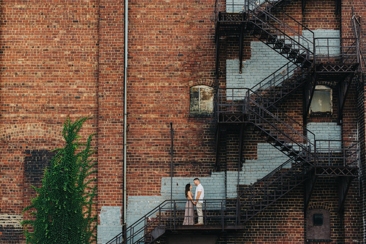 downtown engagement session 