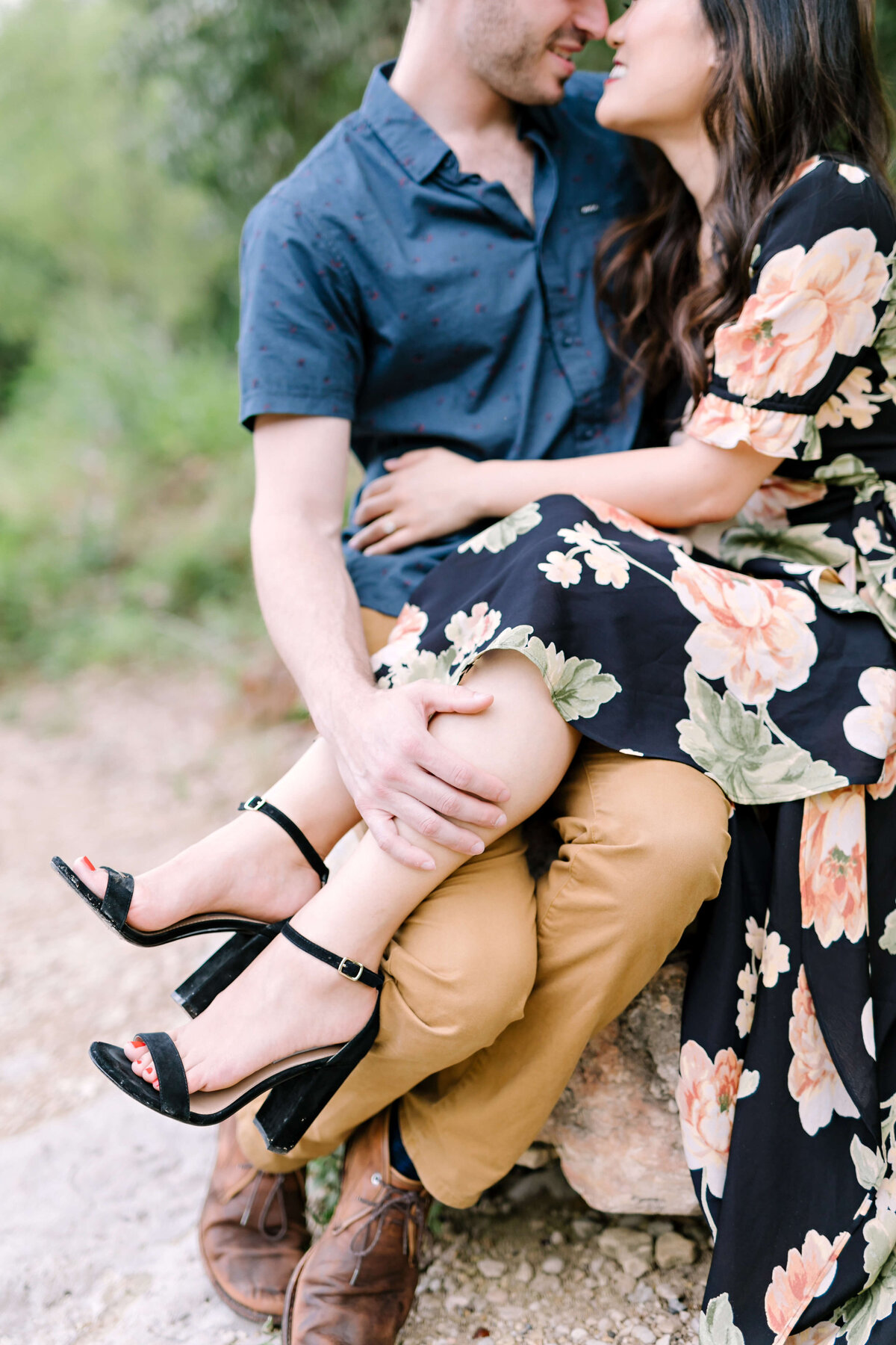 Angela and Eric’s portrait session at Bull Creek Park in Austin, Texas