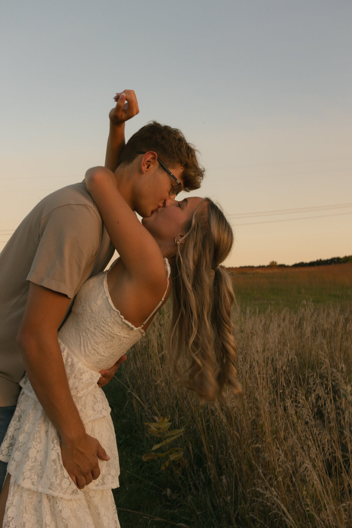 Sioux Falls Engagement Photographer, Good Earth State Park, RCC Photography, Field Engagement Photos, Documentary Photographer-03