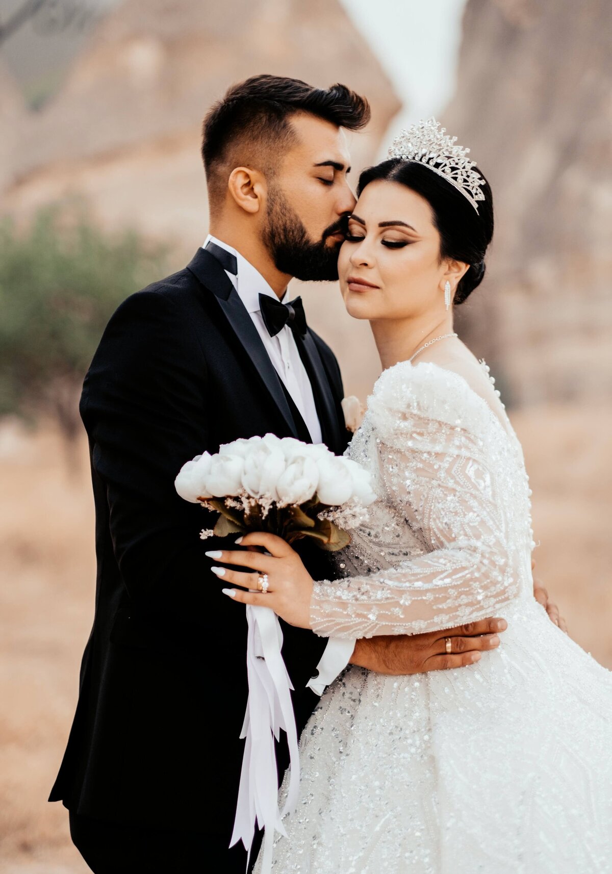Wedding Photograph Session on Desert