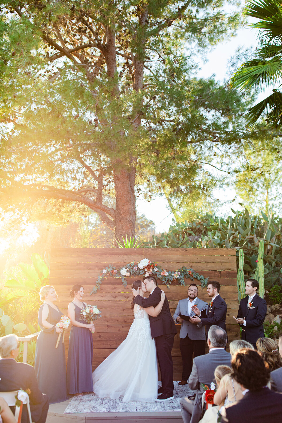 first kiss in the golden sunlight