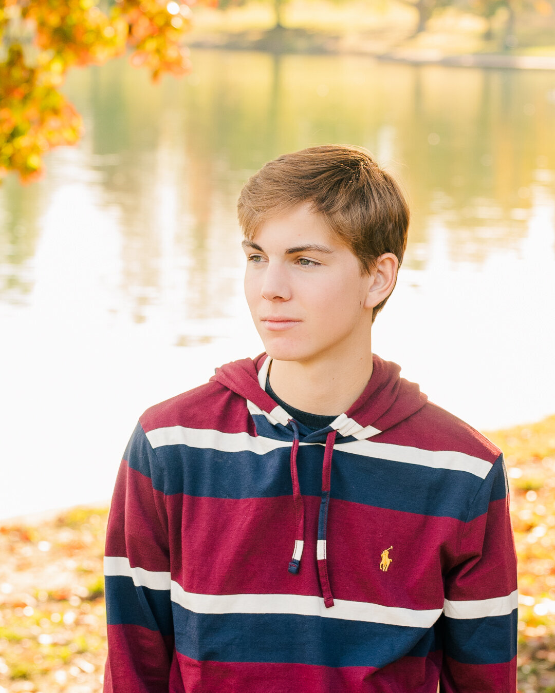 senior portrait swan lake -1