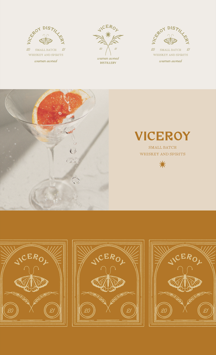 Viceroy - Sarah Ann Design - Whiskey Logo and Brand Design - 2