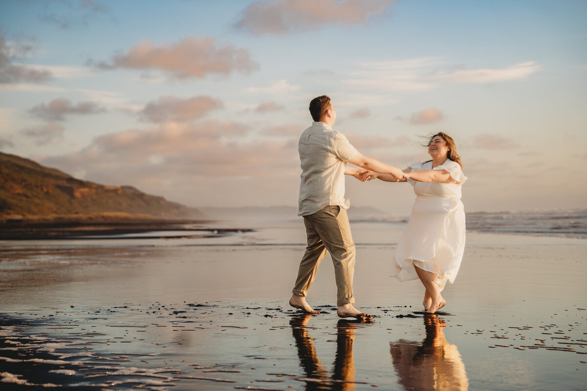 Chantal and Sam - Karioitahi Beach_-25