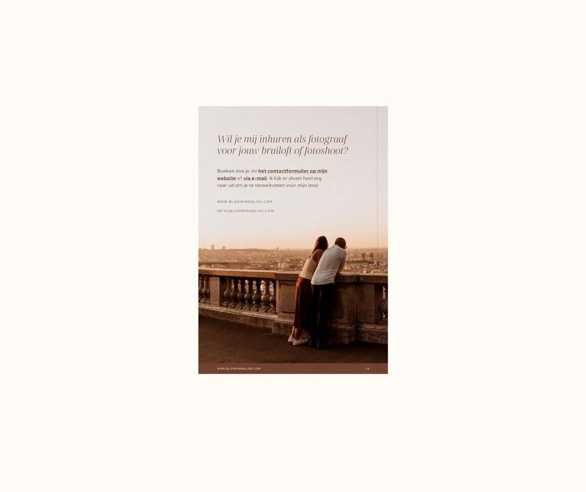 Canva brochure template Blooming Bliss 13