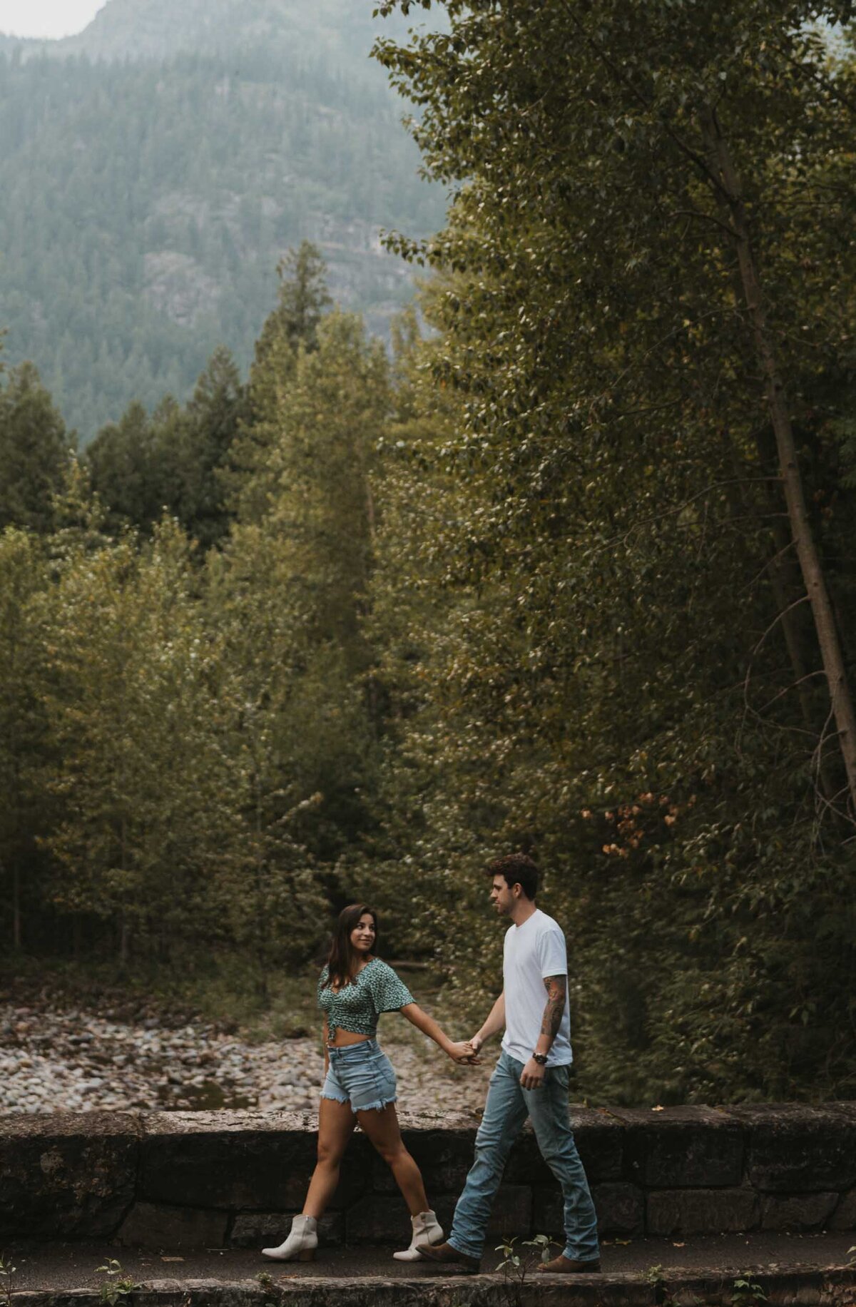 Glacier National Park Engagement Photos