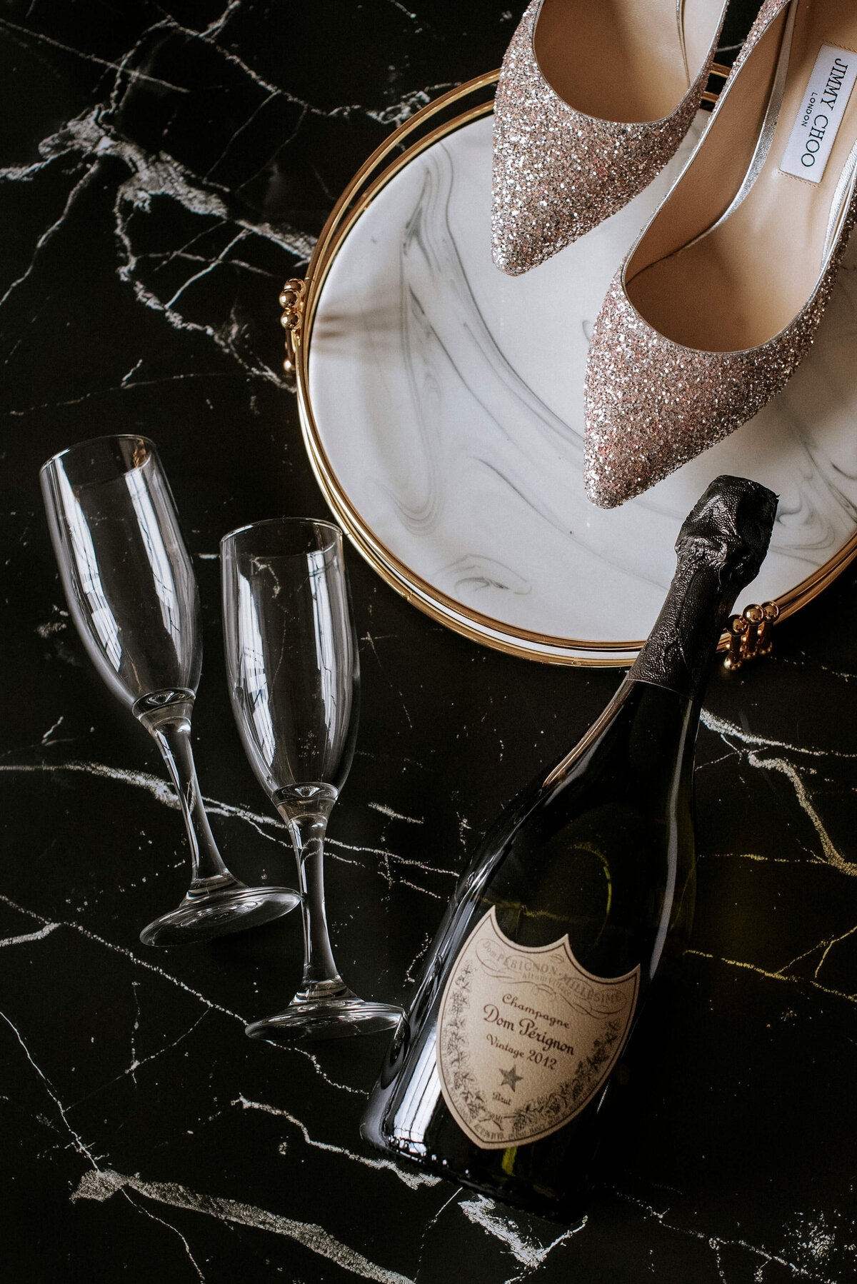 dom-perignon-flutes-jimmy-choos