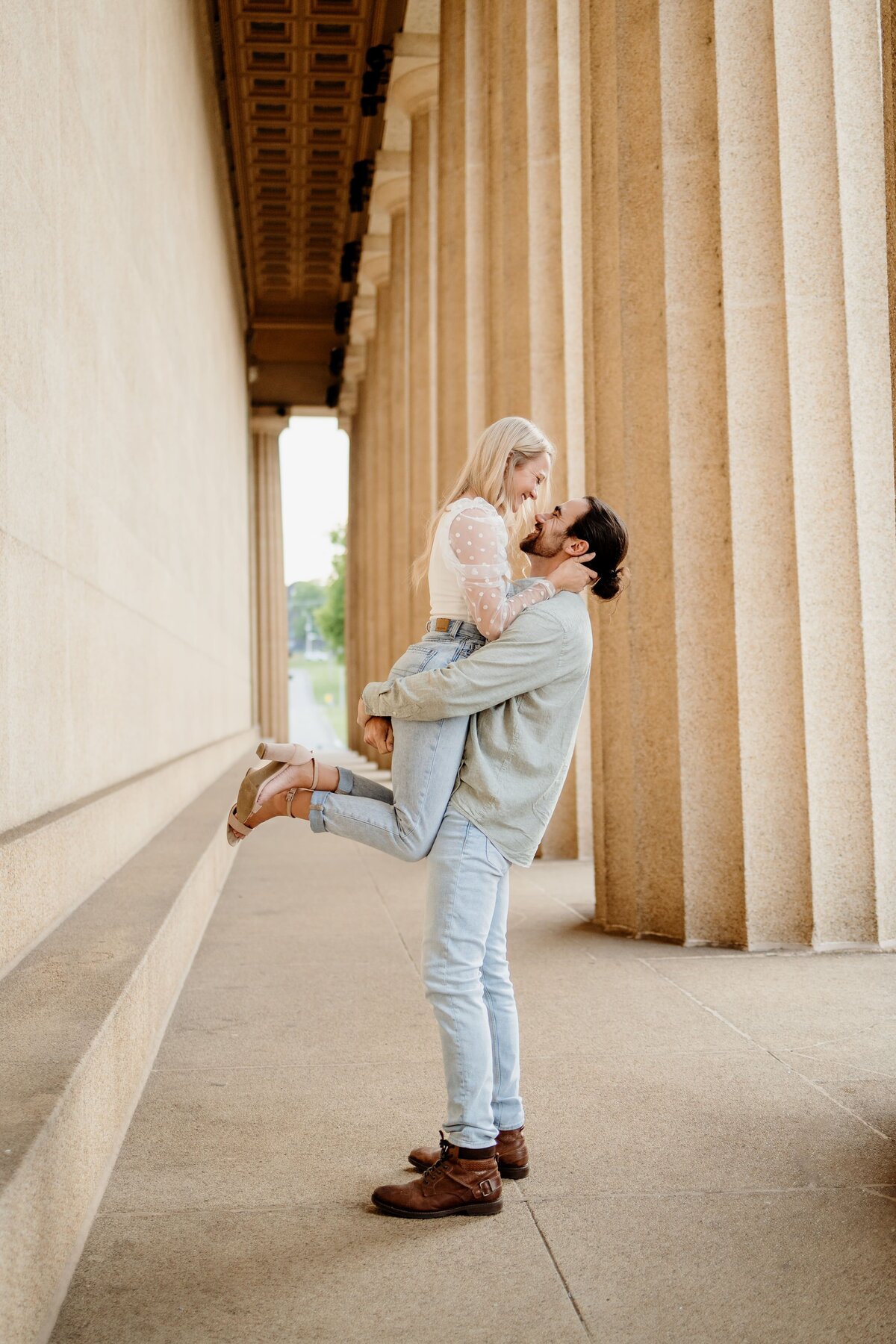 Centennial Park Engagement Session In Middle Tennessee