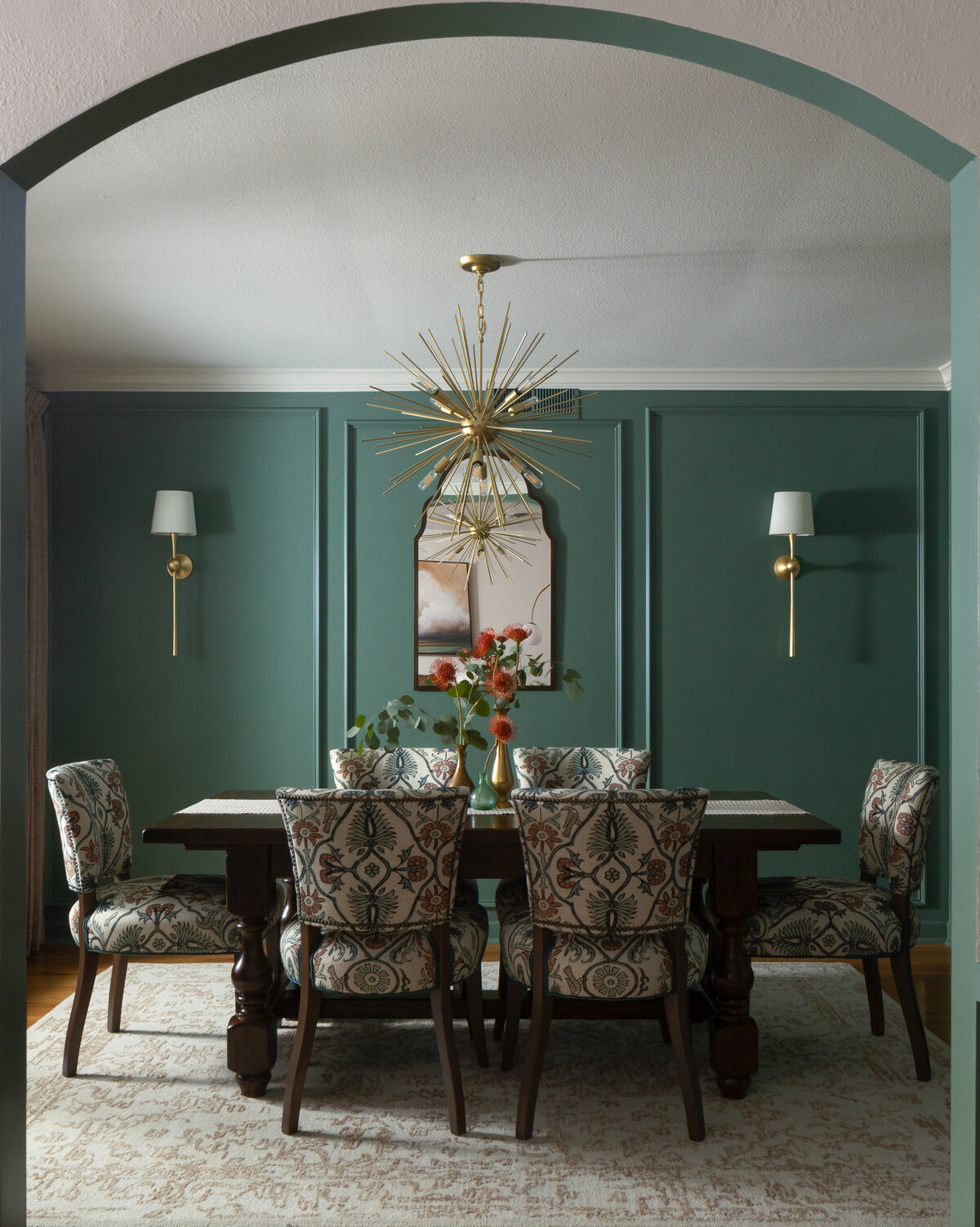 dusti j design arch dining room