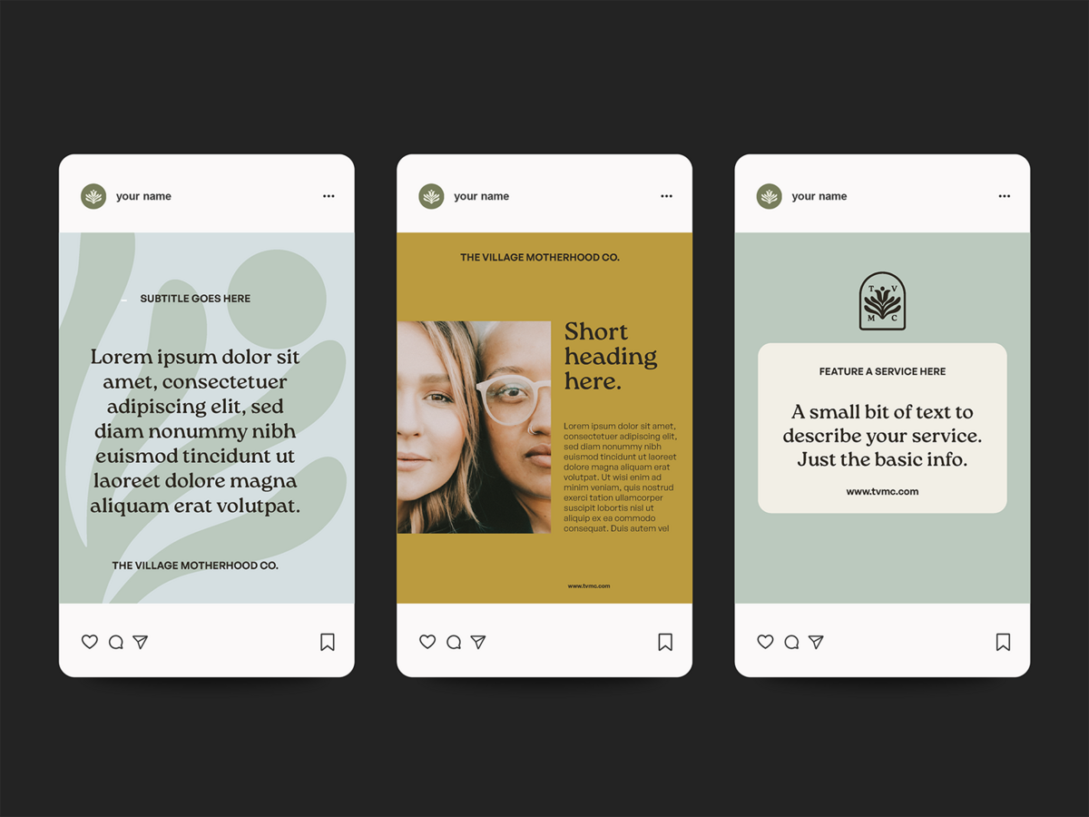 Social Media Card Mockup 4 3