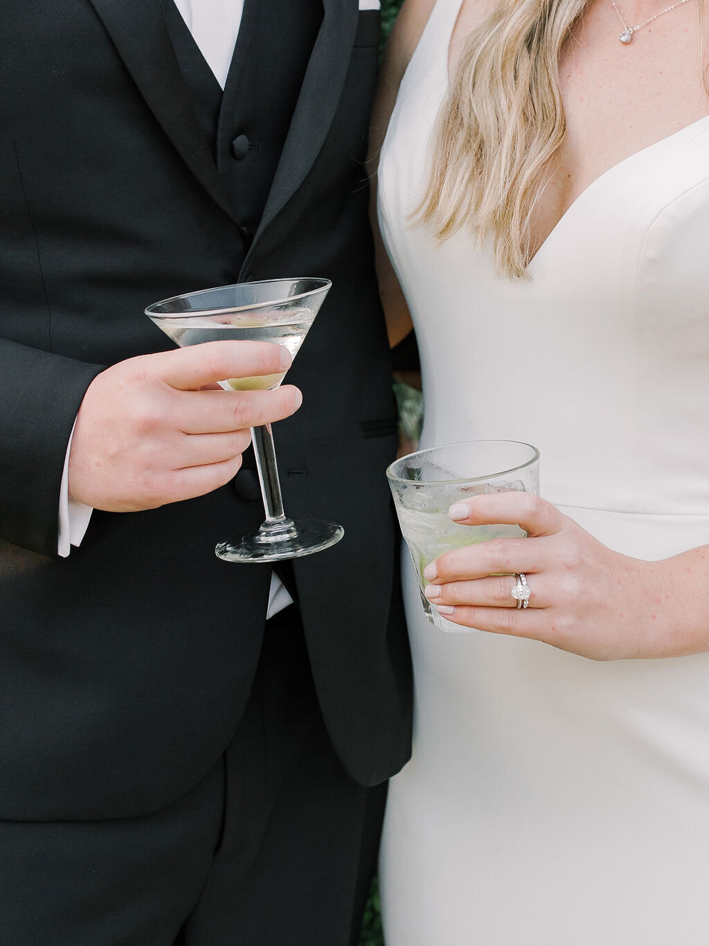 Daufuskie Island Wedding  | Haig Point Wedding  | Trish Beck Events | Hilton Head Wedding Planner | Southeast Wedding Planner |  Bride and Groom with Signature Cocktails Drinks