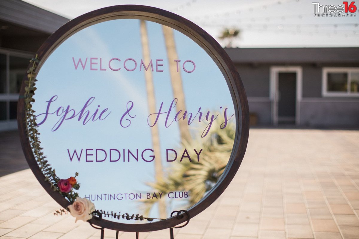 Wedding Welcome Sign