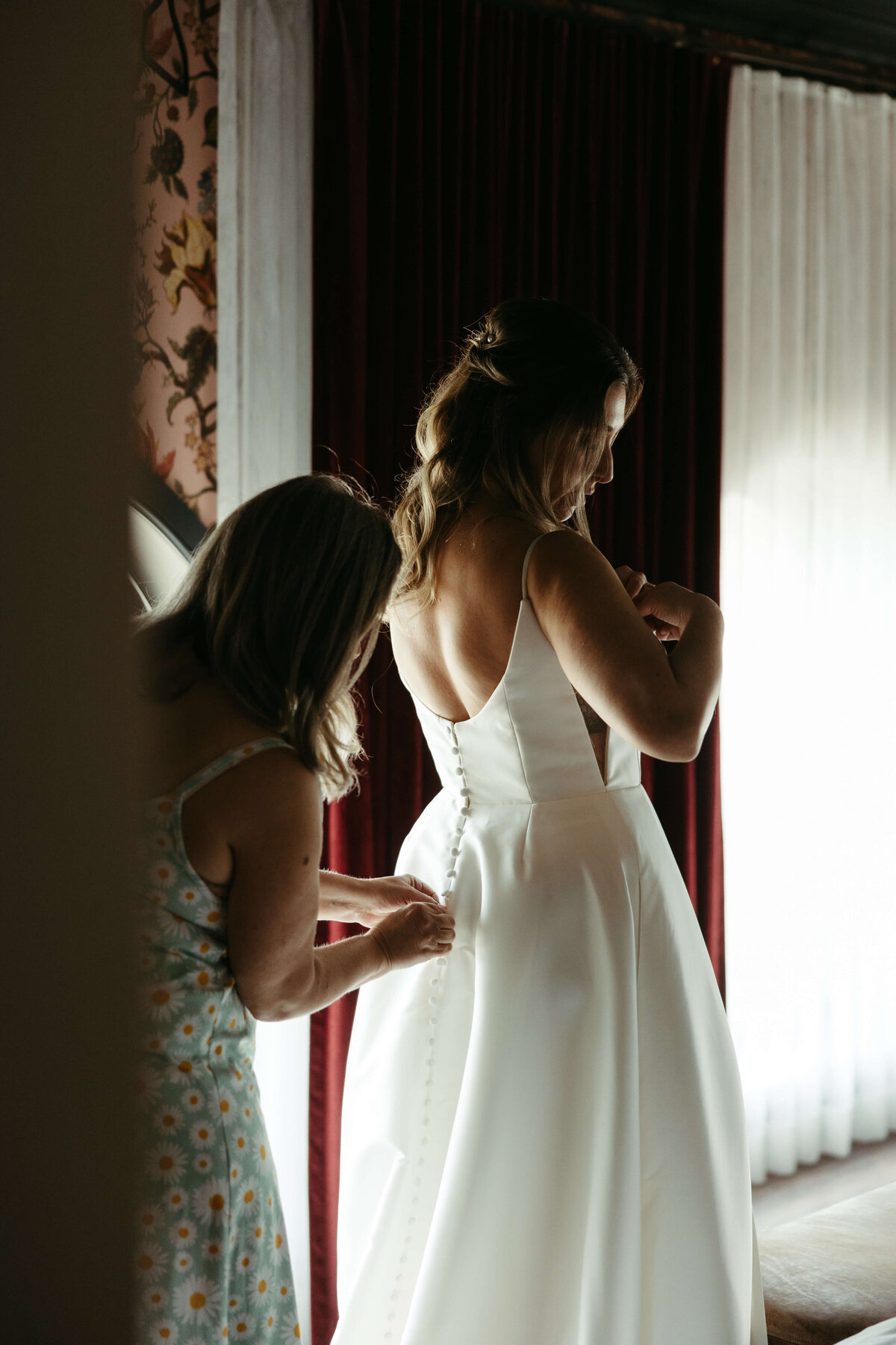 Bride Getting Ready