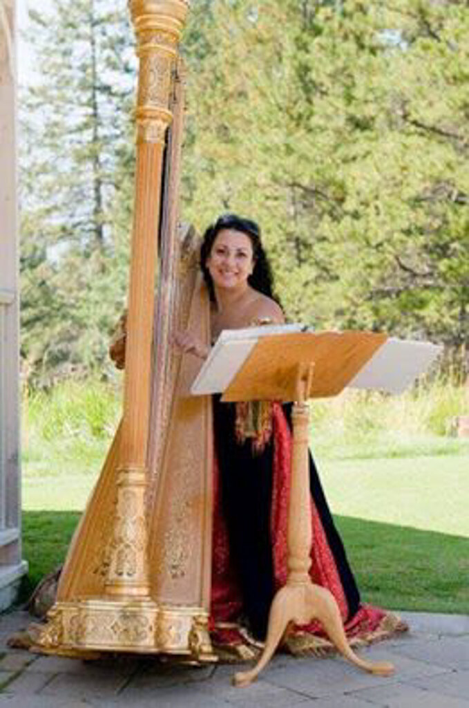 Harp Angel - Harpist, classical wedding musician based in Calgary, BC. Featured on the Brontë Bride Vendor Guide.