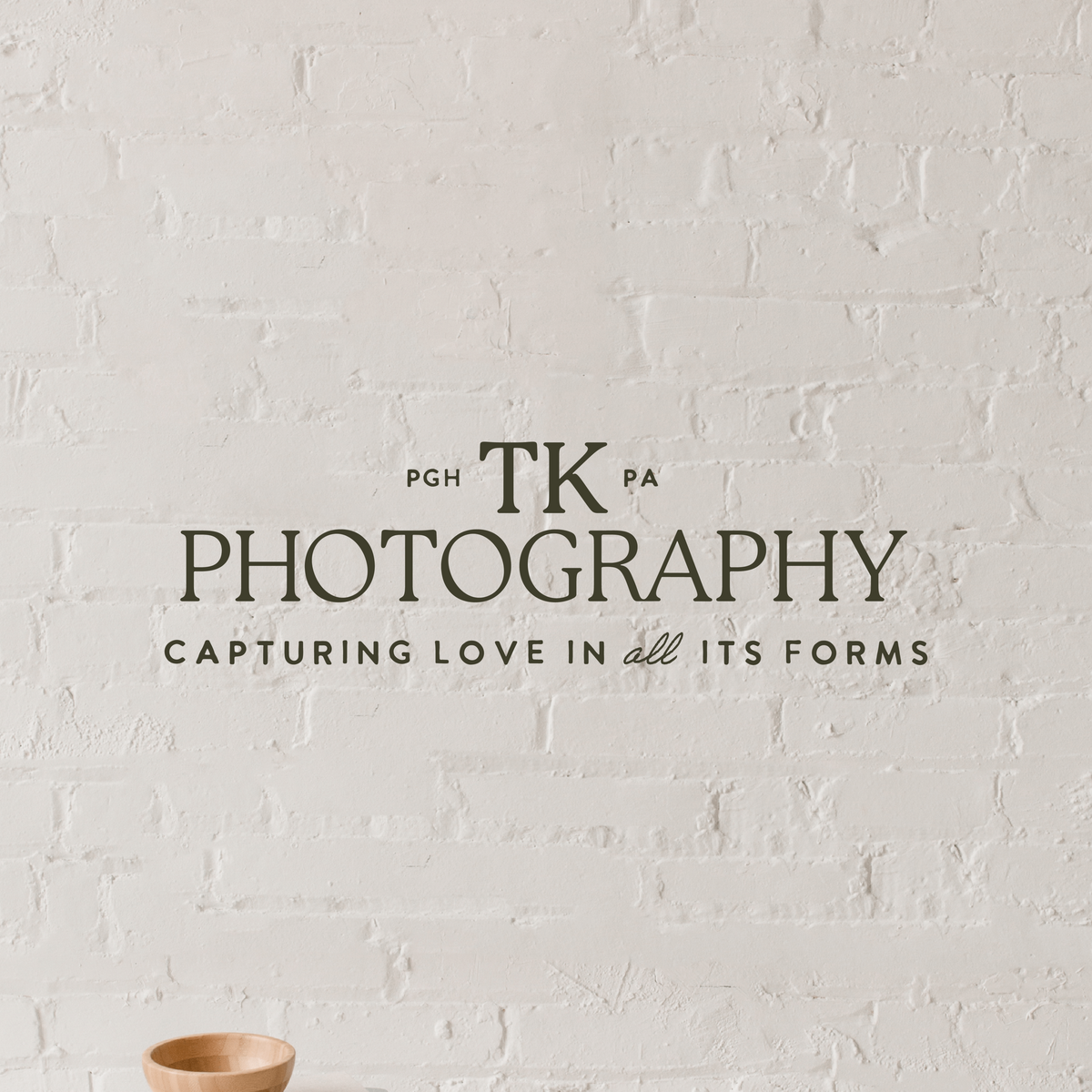 wedding photography brand identity with minimal, warm aesthetic, and handcrafted logo marks