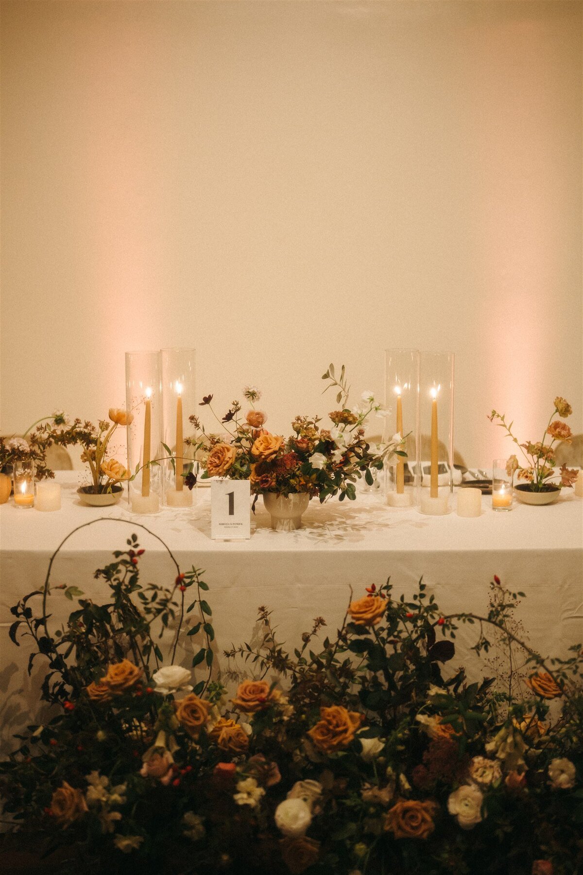 Terra Gallery San Francisco Wedding Head Table Floral