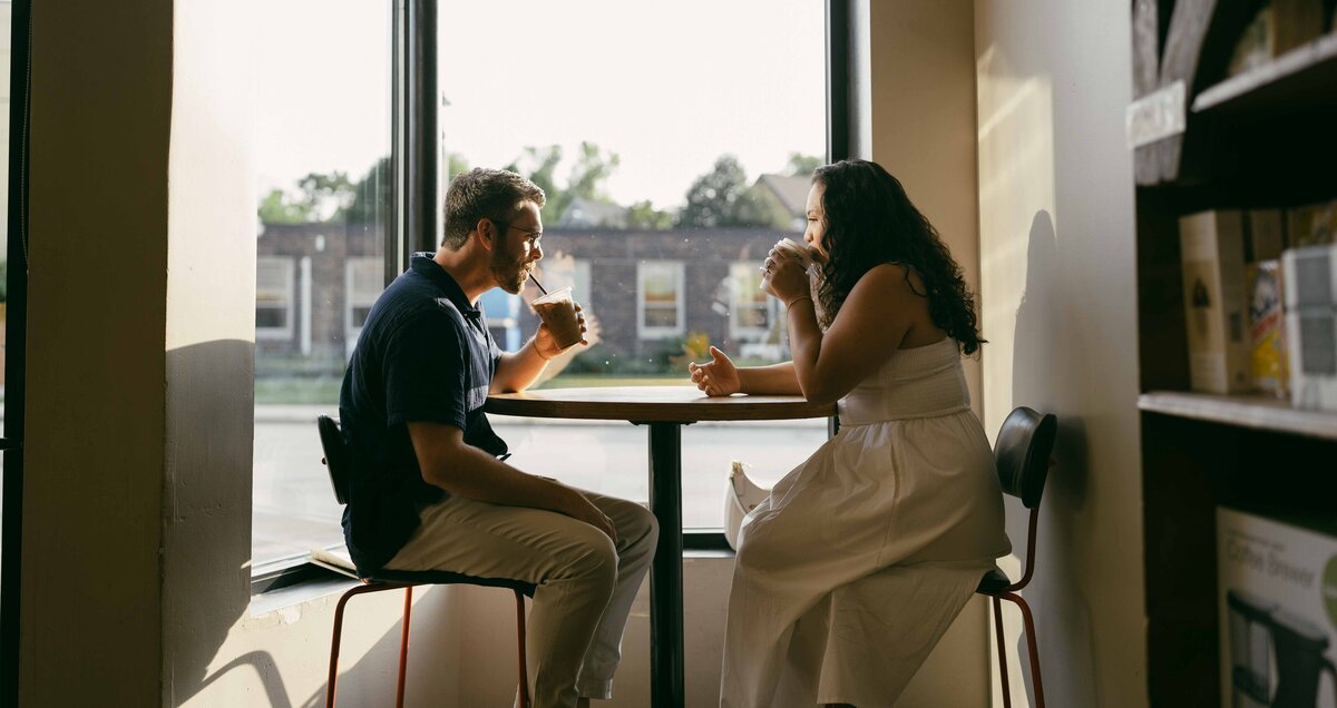 Intimate Engagement Session in downtown Milwaukee-1