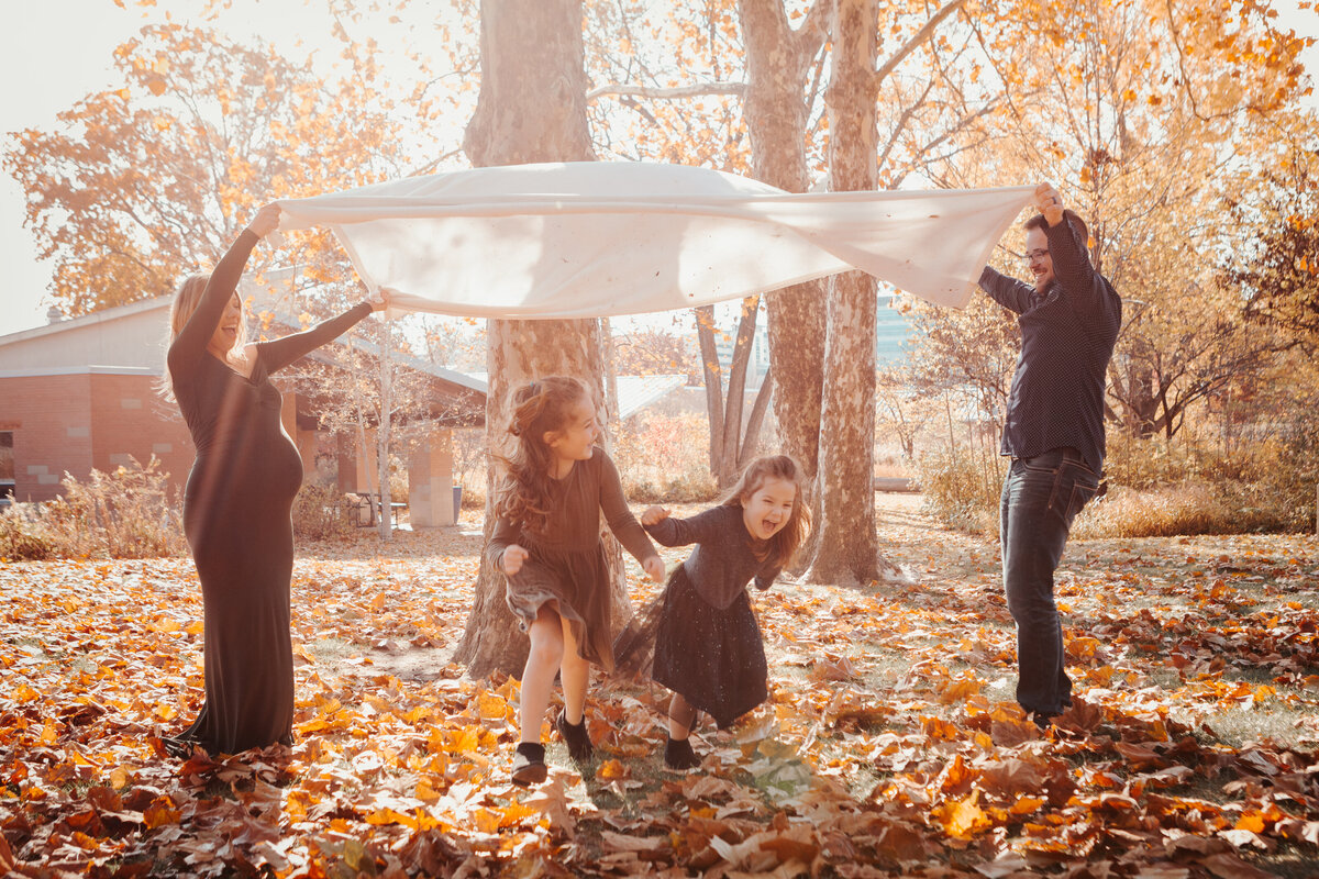 Family Photos in the Fall in KC Fun