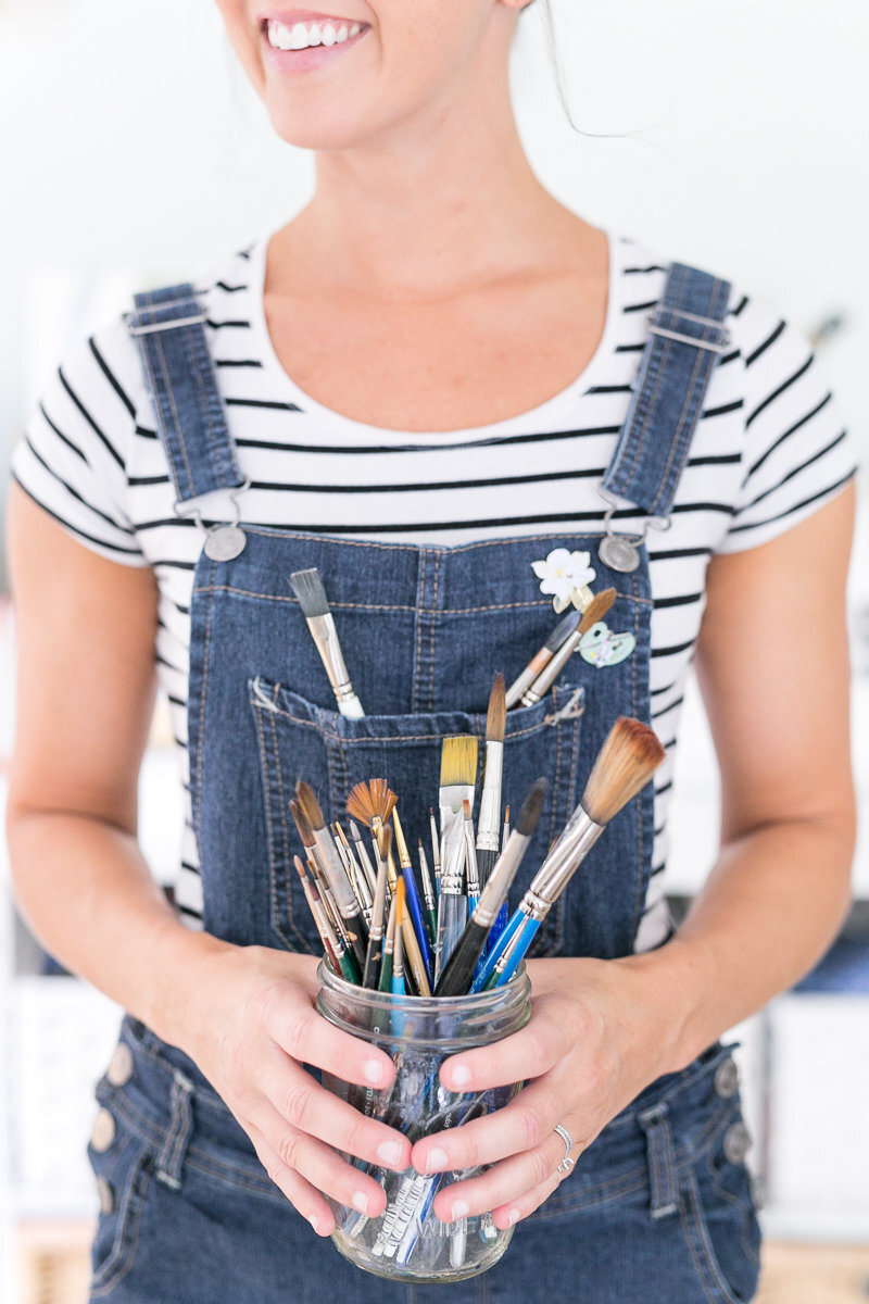 Orlando branding photographer | Cami Monet watercolor artist brand session_-27