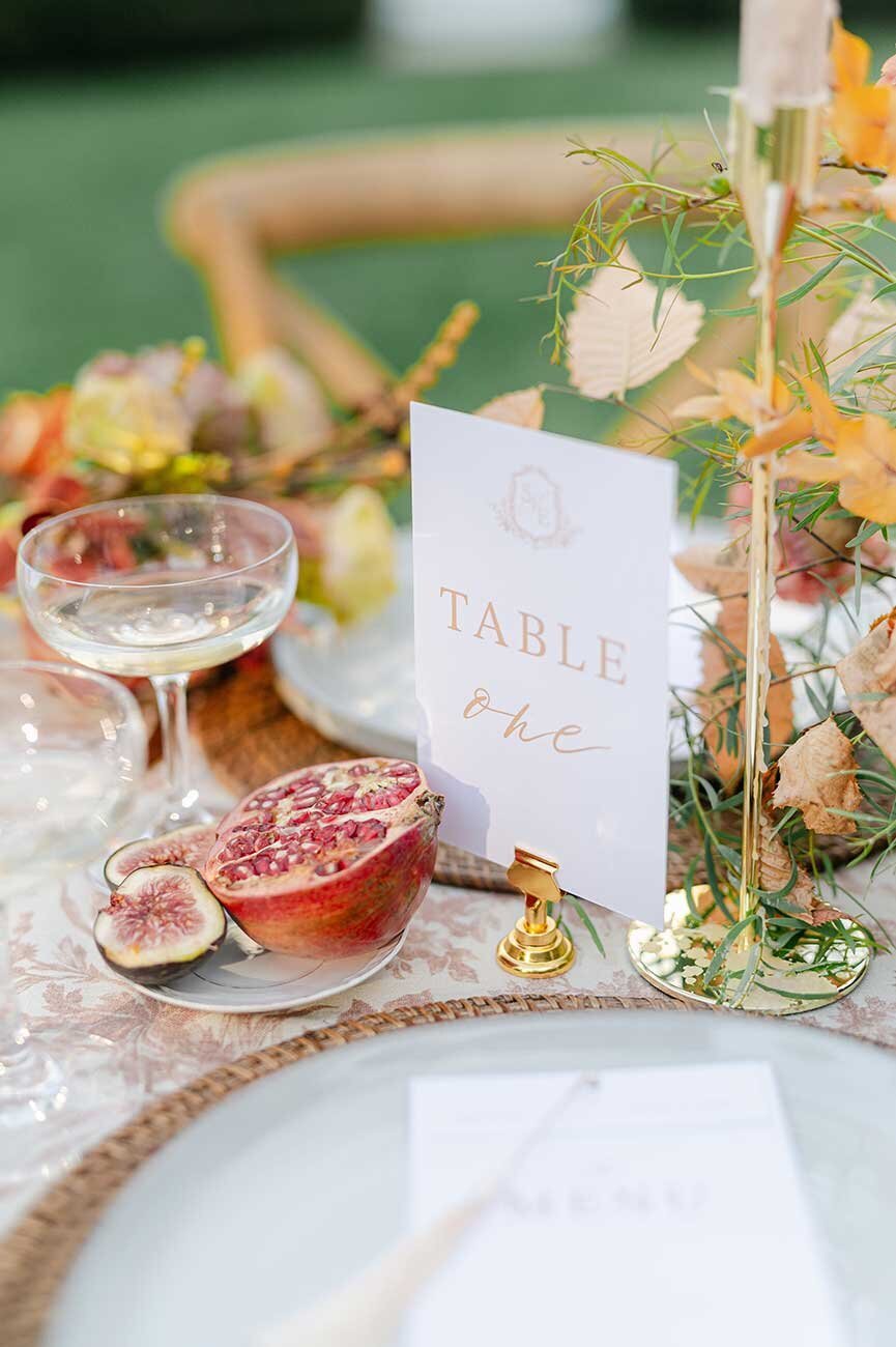 Fall table setting ideas for weddings