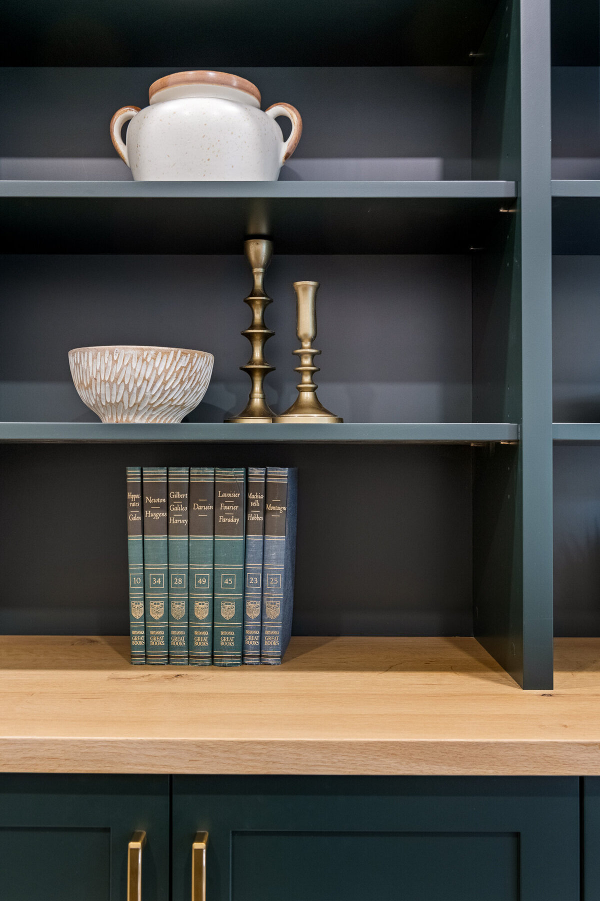 Final image of our ivory marble kitchen and interior design project.