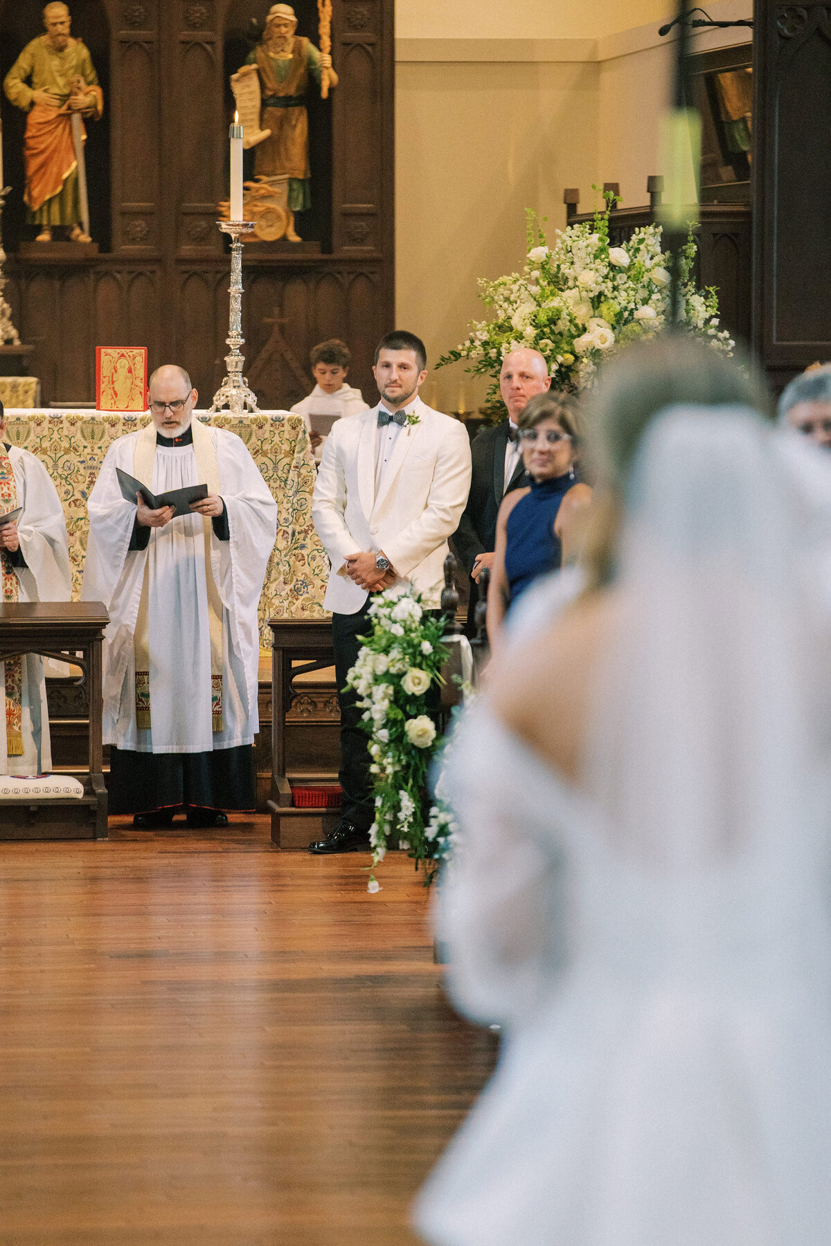 Wedding ceremony at St. Peters Anglican Church in Tallahassee FL - 3