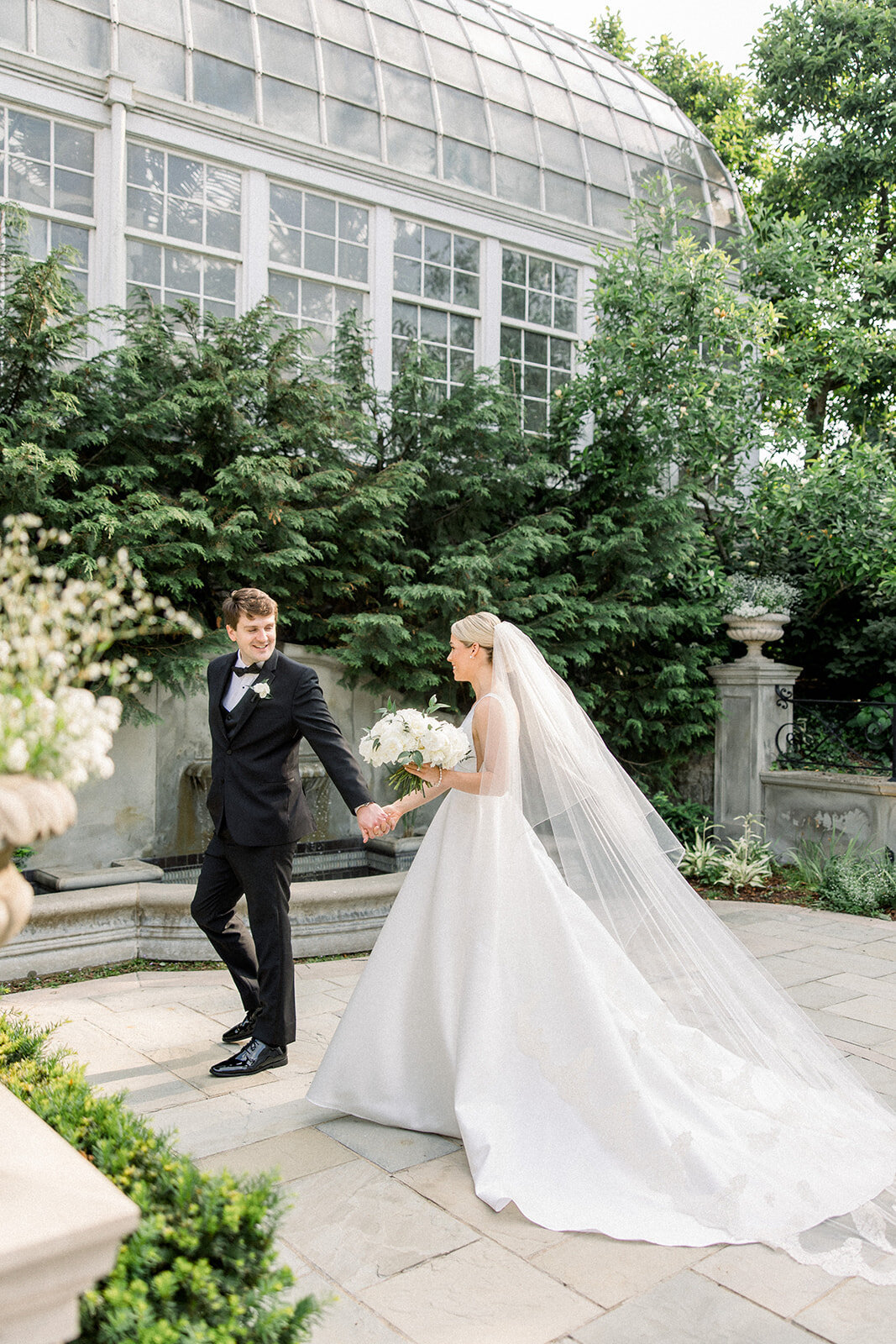 Franklin Park Conservatory wedding in columbus ohio