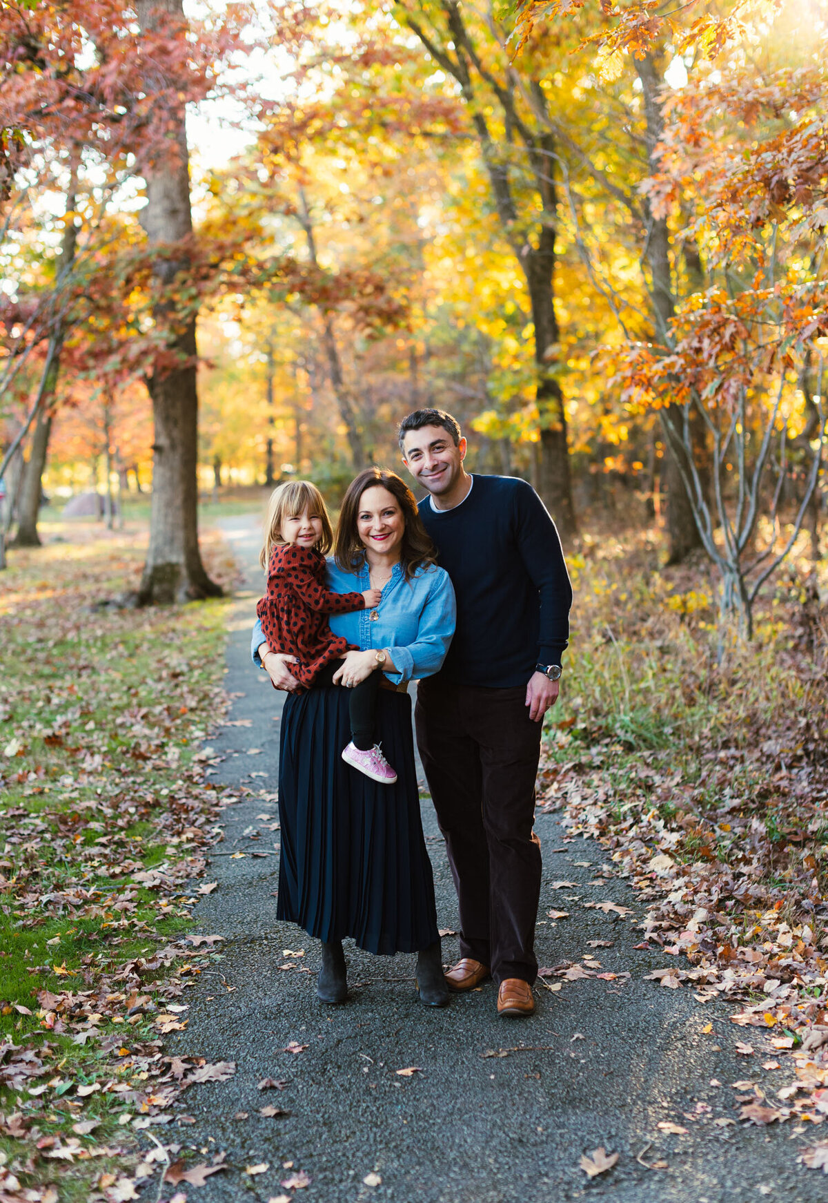 Katz Fall Family Session, South Mountain Reservation, West Orange NJ, Nichole Tippin Photography-1