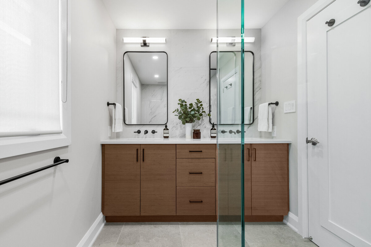 final image of our urban bamboo interior and bathroom design project