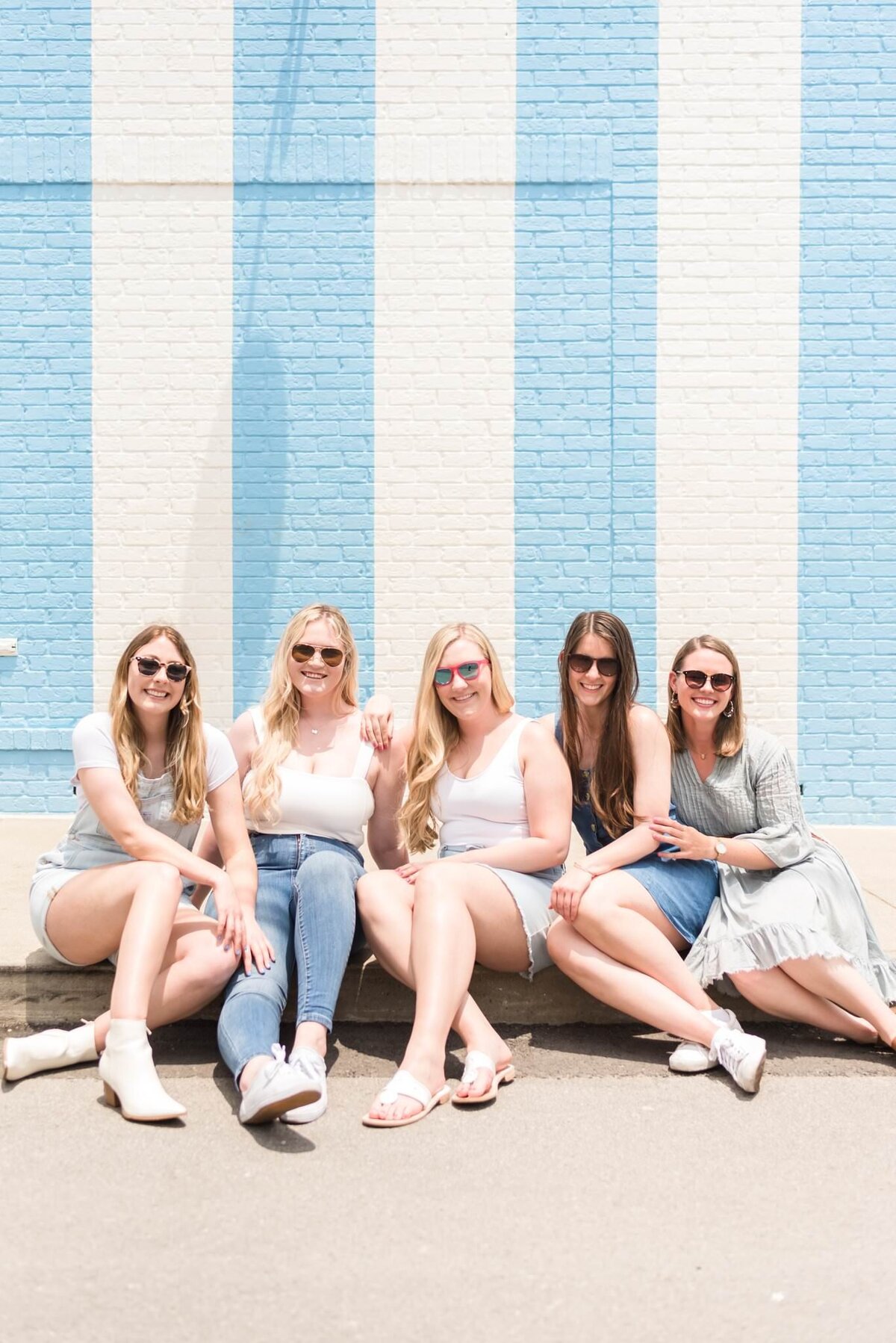 12th-South-Nashville-Bachelorette-Photoshoot-Striped-Blue-and-White-Wall+2