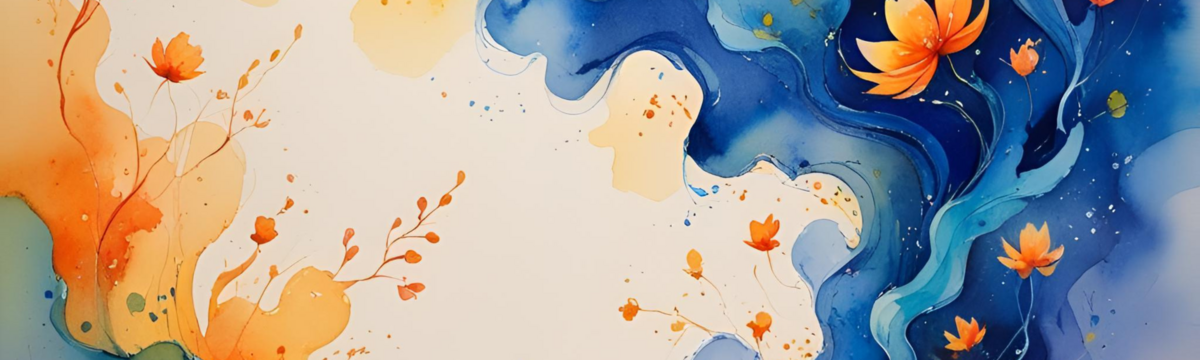 EnerBea blog banner with abstract watercolor background and text reading The Blog.