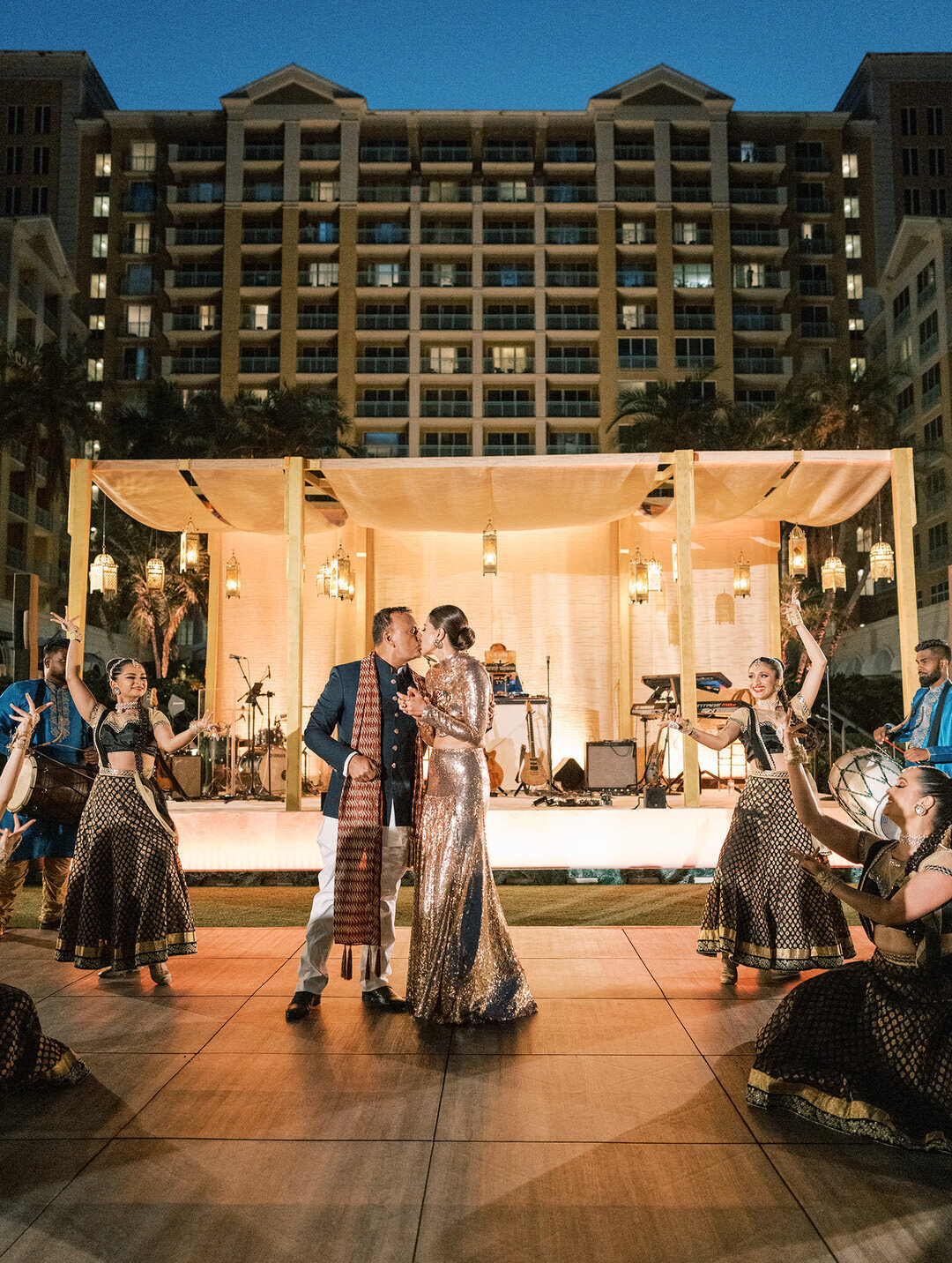 01 Welcome - Indian Sabyasachi Gown Wedding Miami Ritz Key Biscayne by GoBella.com @gobelladesign  31