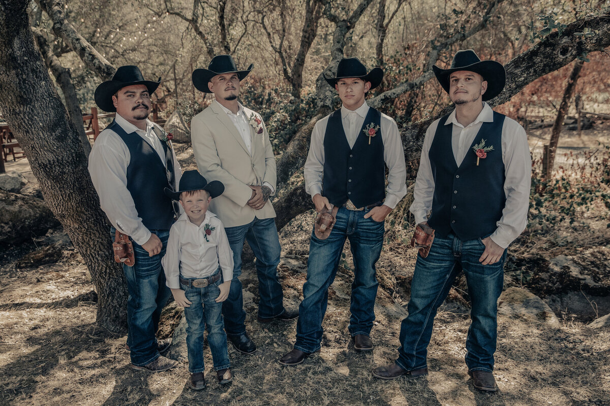cowboy groomsmen
