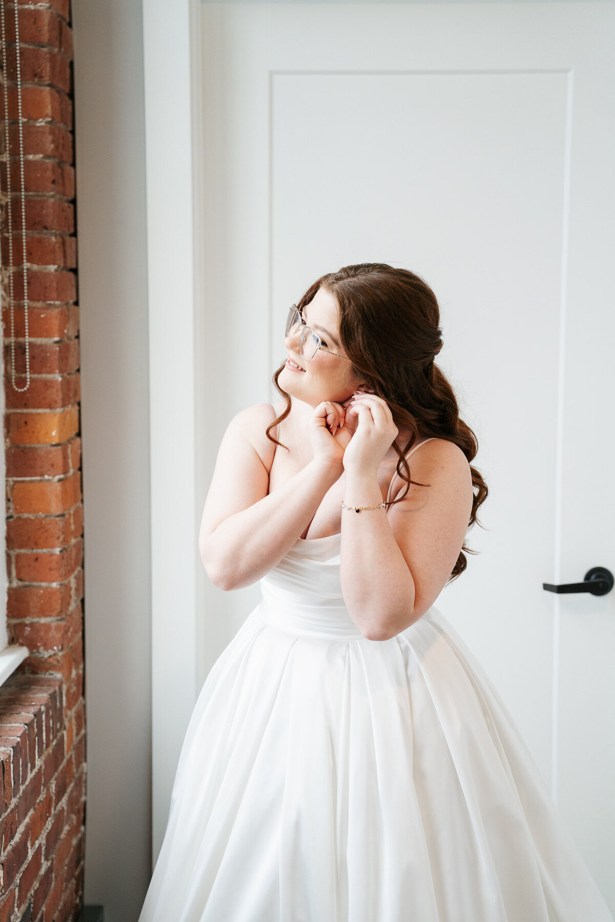 The Venues at the Factory wedding in New Hampshire with industrial modern details and candid moments.