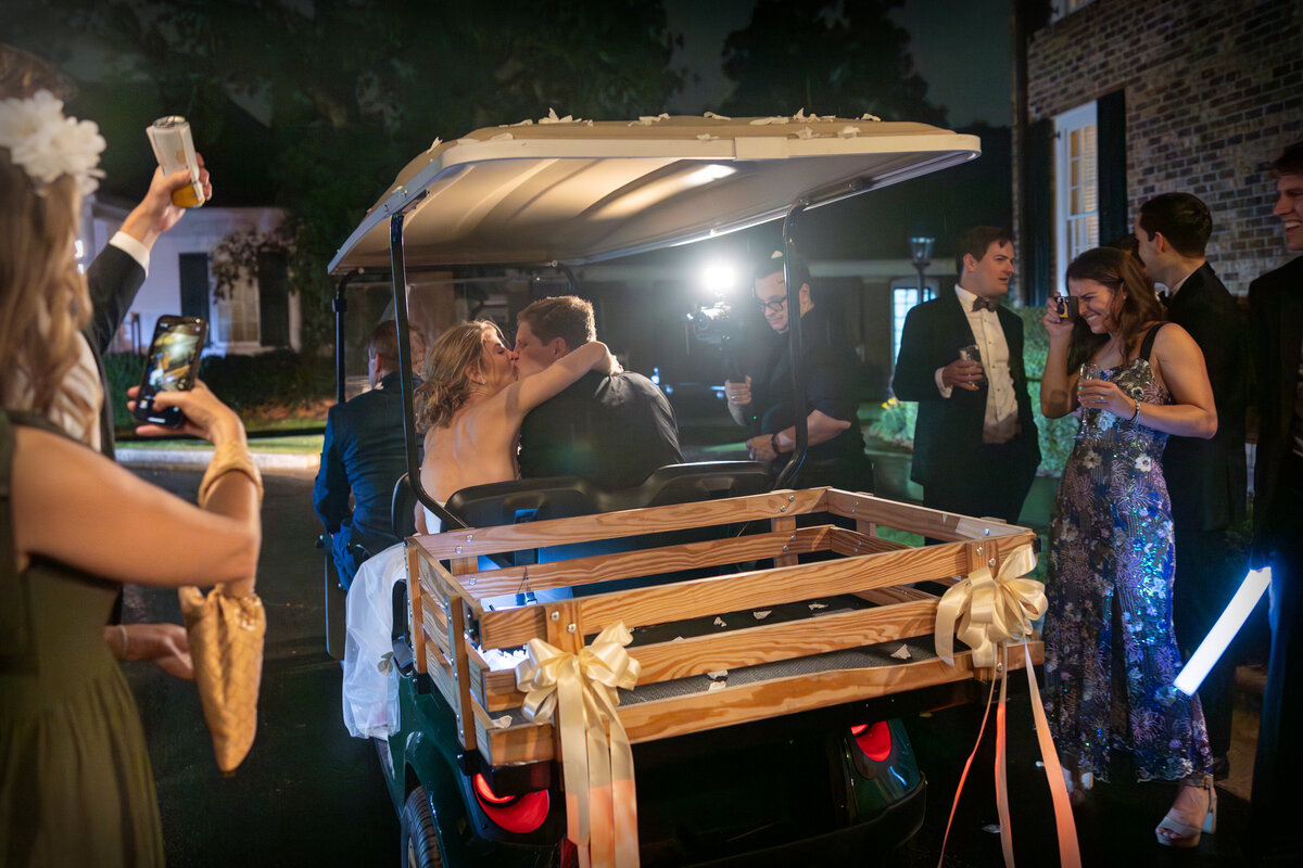 Peachtree Golf Club Wedding Departure